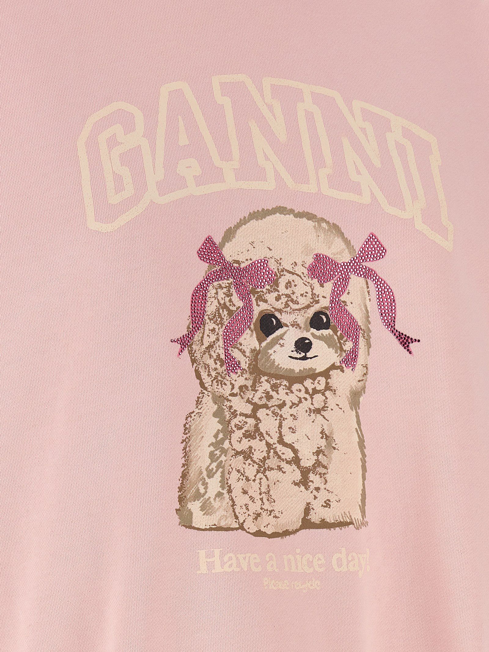 Ganni Front Print Sweatshirt Size XS / US 0-2 / IT 36-38 - 4 Thumbnail