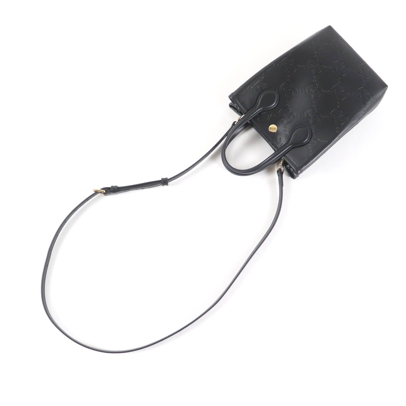 Gucci Gucci Gucci GG Super Mini Leather 2way Shoulder Bag Leather Shoulder Bag DUTY FREE for USA Size ONE SIZE - 9 Thumbnail
