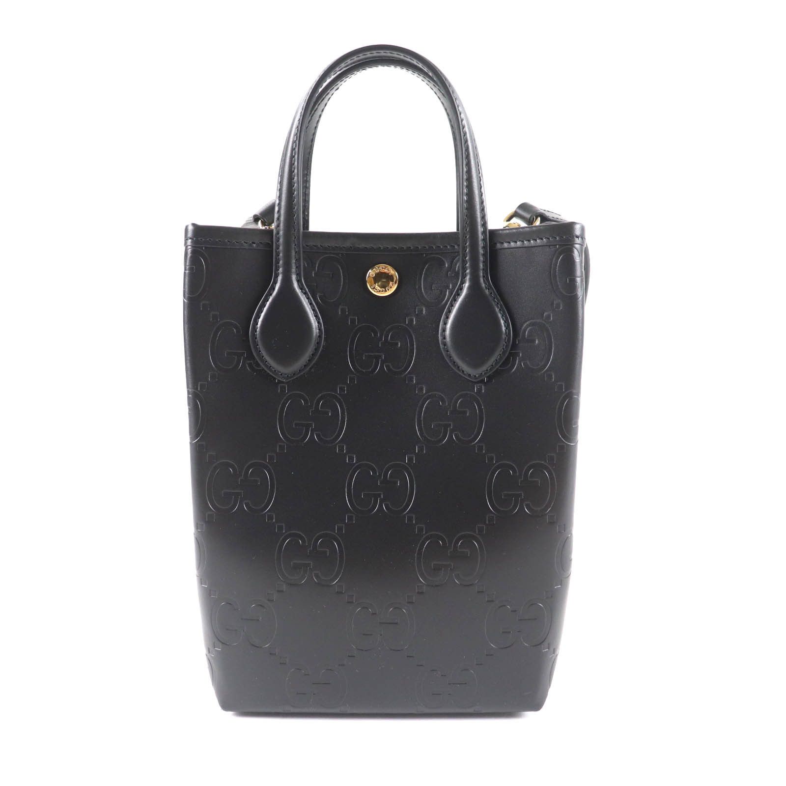 Gucci Gucci Gucci GG Super Mini Leather 2way Shoulder Bag Leather Shoulder Bag DUTY FREE for USA Size ONE SIZE - 3 Thumbnail