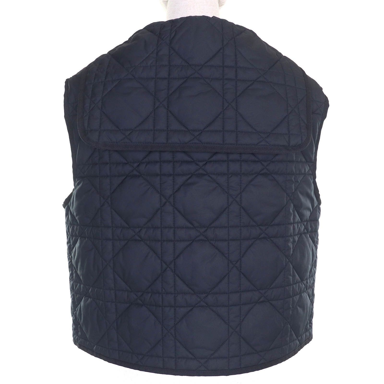 Dior Dior Christian Dior Macrocannage Quilted Technical Taffeta Vest Others Outerwear DUTY FREE for USA Size ONE SIZE - 3 Thumbnail