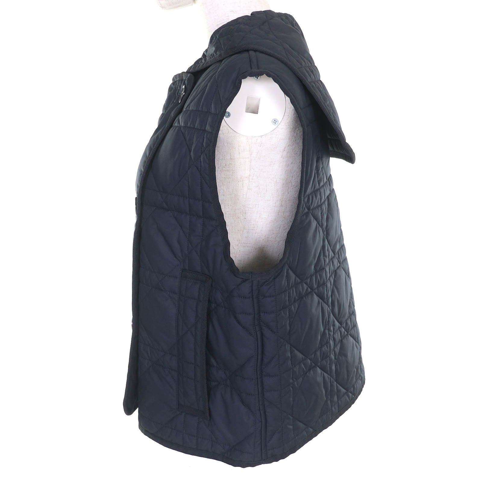 Dior Dior Christian Dior Macrocannage Quilted Technical Taffeta Vest Others Outerwear DUTY FREE for USA Size ONE SIZE - 2 Thumbnail