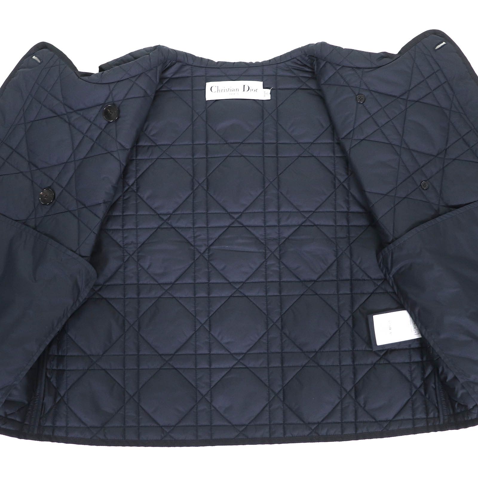 Dior Dior Christian Dior Macrocannage Quilted Technical Taffeta Vest Others Outerwear DUTY FREE for USA Size ONE SIZE - 5 Thumbnail