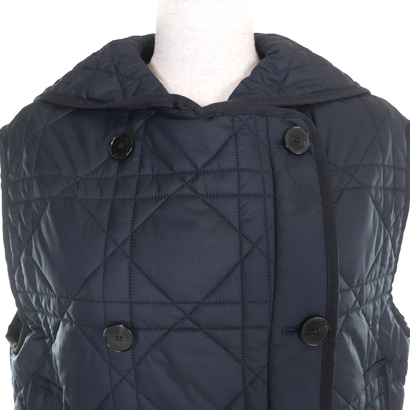 Dior Dior Christian Dior Macrocannage Quilted Technical Taffeta Vest Others Outerwear DUTY FREE for USA Size ONE SIZE - 4 Thumbnail