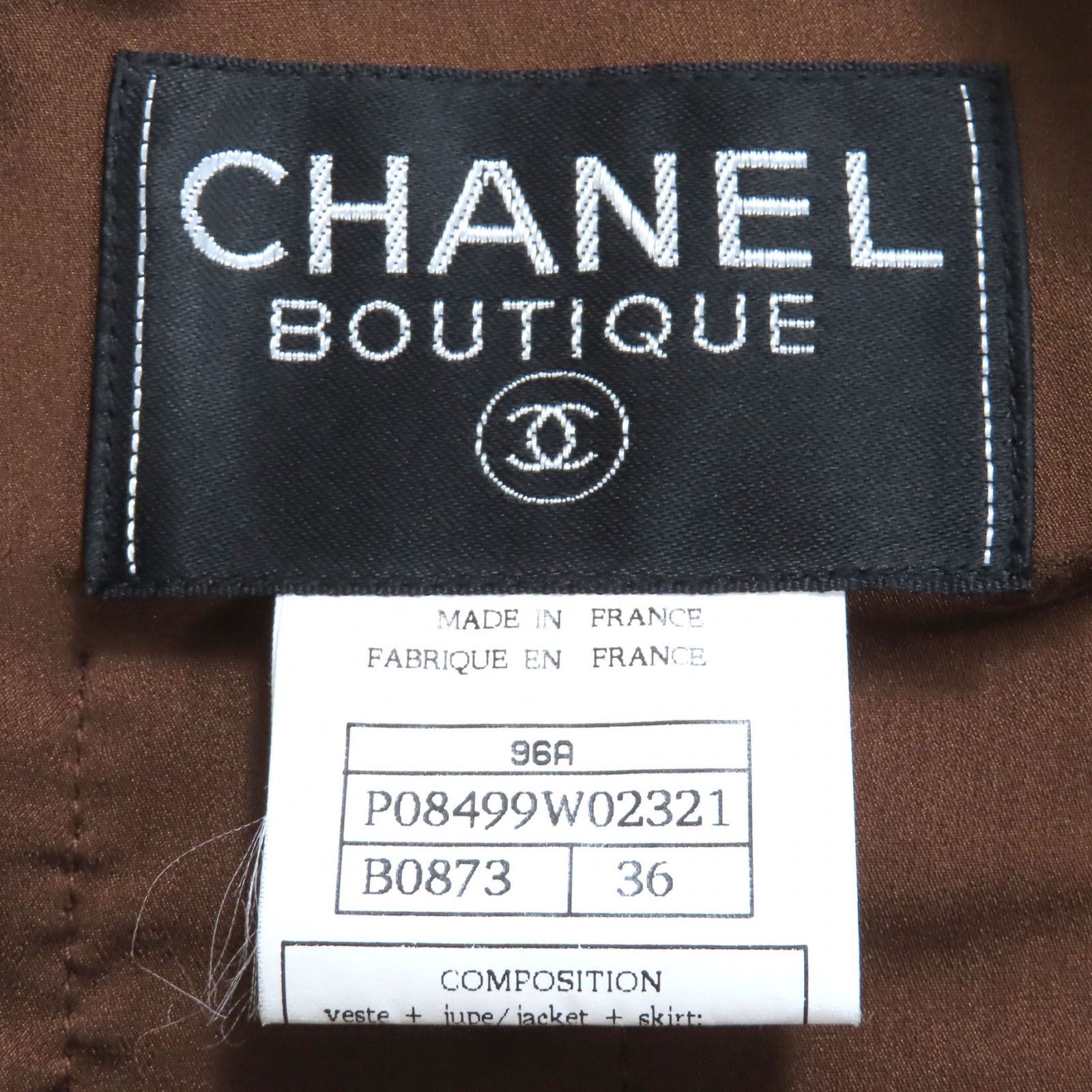 Chanel Chanel Chanel BOUTIQUE Wool 2way Set Cotton Suits P08499/P08497 DUTY FREE for USA Size ONE SIZE - 12 Thumbnail