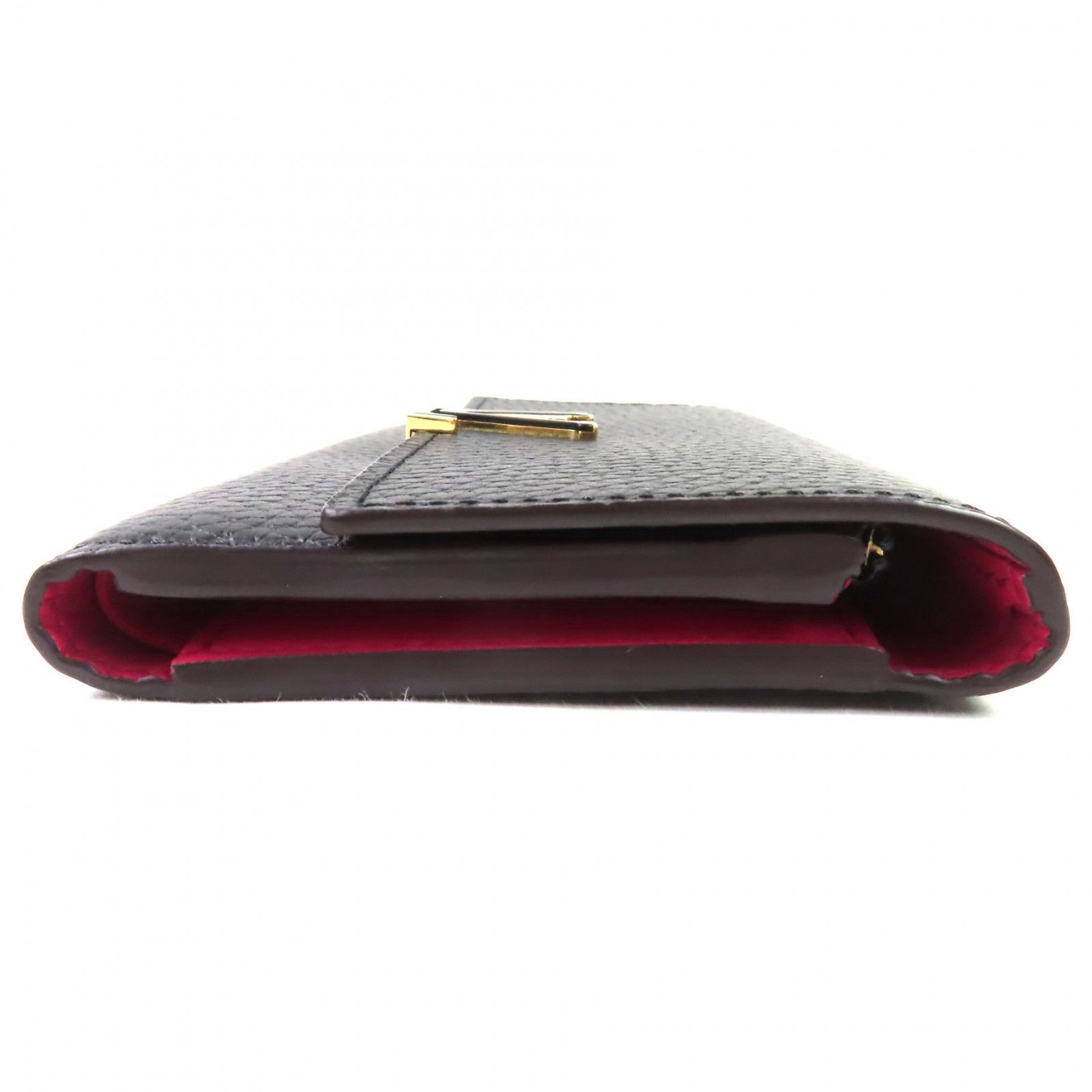 Louis Vuitton Louis Vuitton Louis Vuitton Portefeuille Compact Taurillon Clemence Bifold Wallet Leather Short Wallet DUTY FREE for USA Size ONE SIZE - 4 Thumbnail