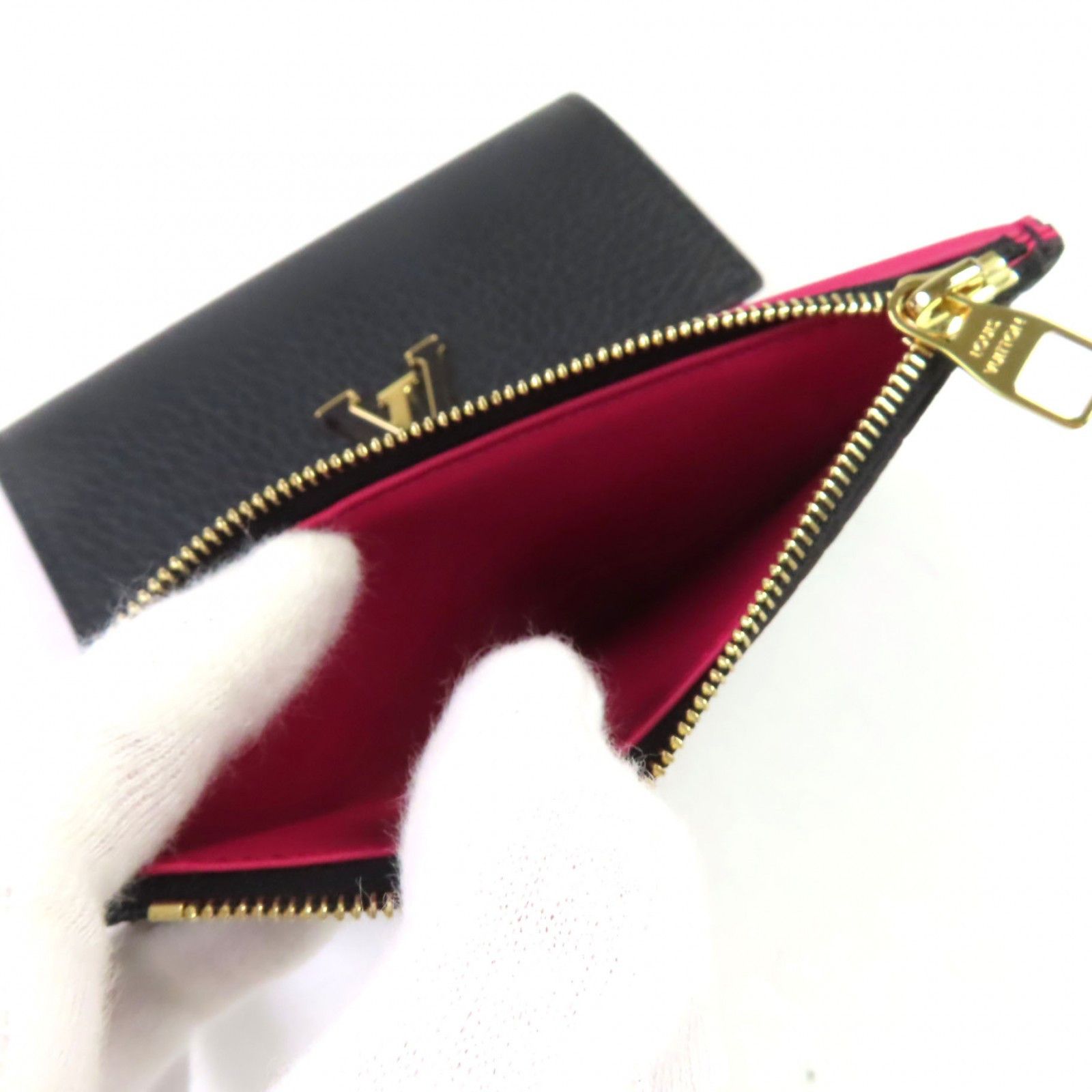 Louis Vuitton Louis Vuitton Louis Vuitton Portefeuille Compact Taurillon Clemence Bifold Wallet Leather Short Wallet DUTY FREE for USA Size ONE SIZE - 8 Thumbnail