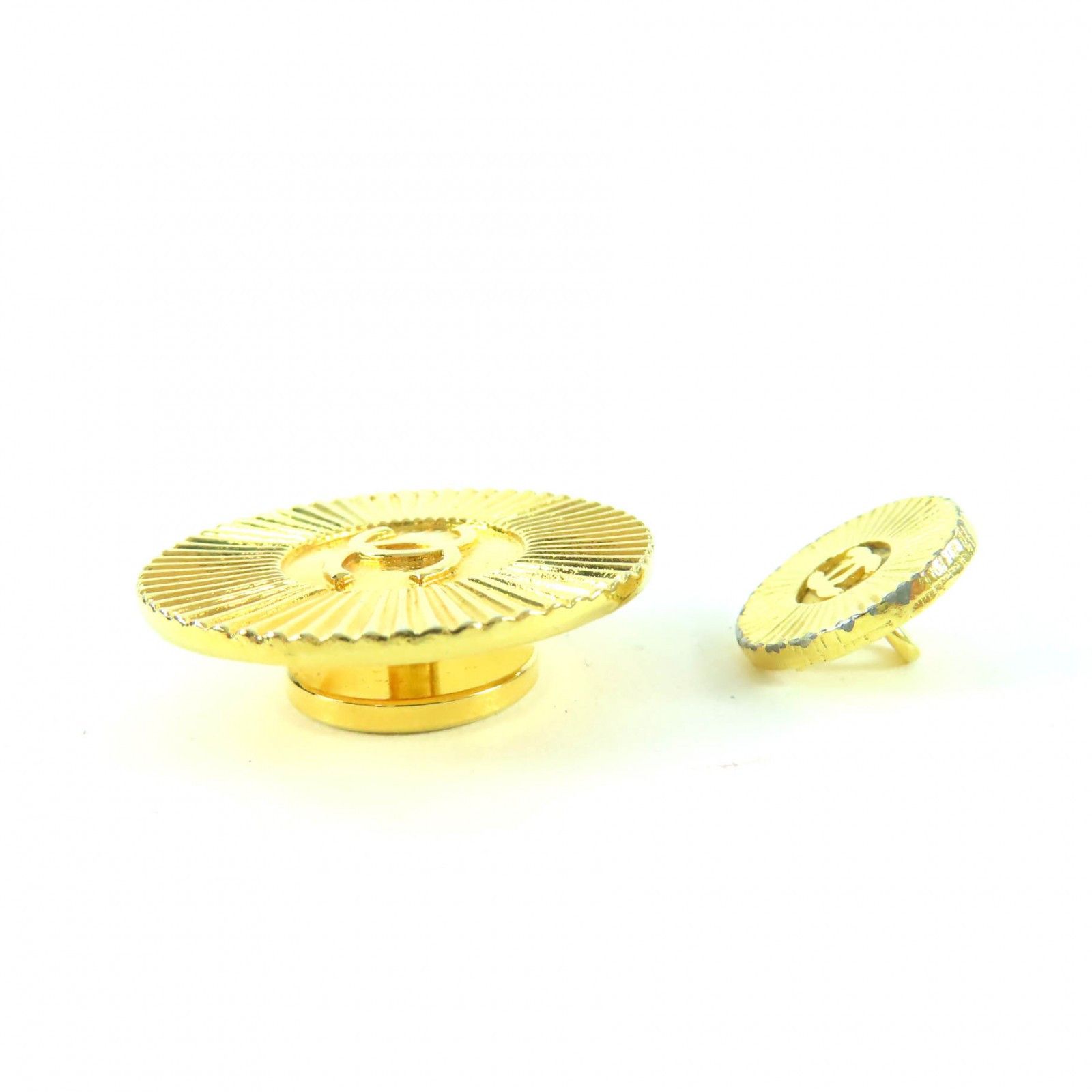 Chanel Chanel Chanel COCO Mark Metal Button Set Metal Other DUTY FREE for USA Size ONE SIZE - 4 Thumbnail