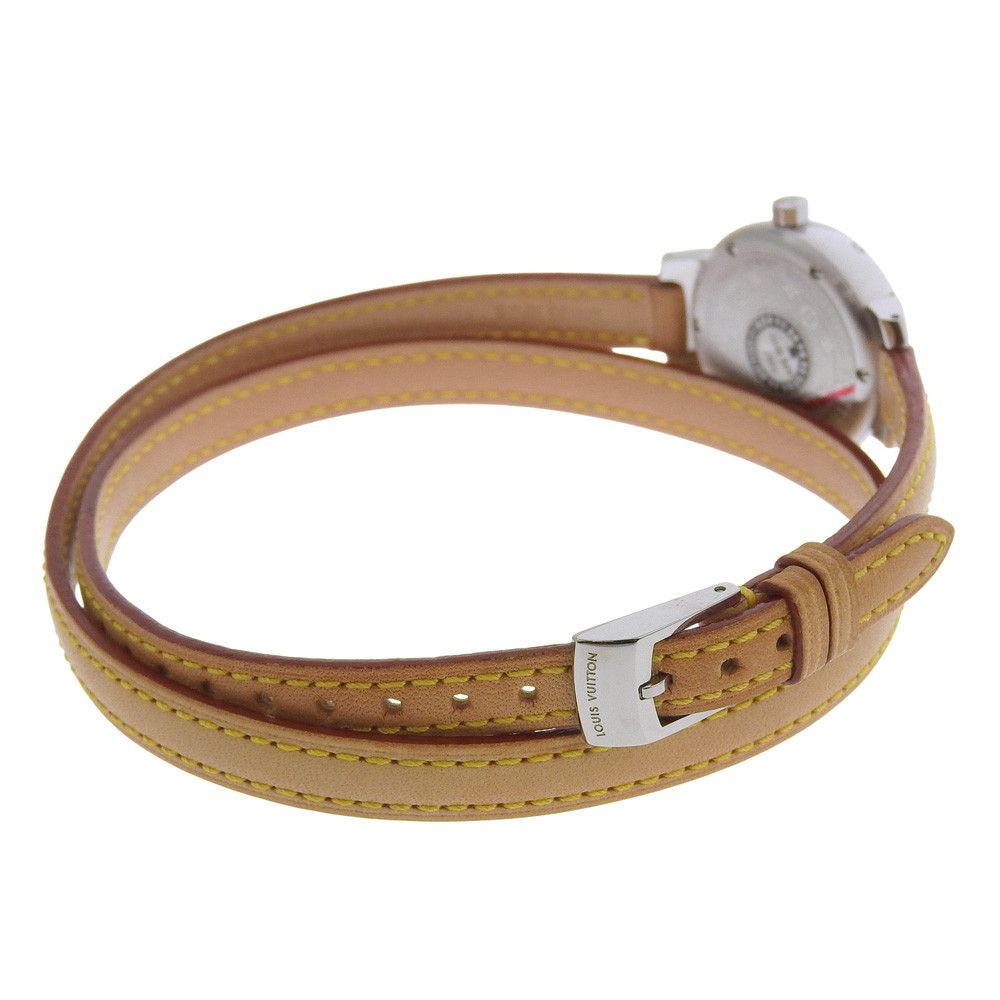 Louis Vuitton Louis Vuitton Louis Vuitton Tambour Stainless Steel Watch Metal Quartz Q1211 DUTY FREE for USA Size ONE SIZE - 4 Thumbnail