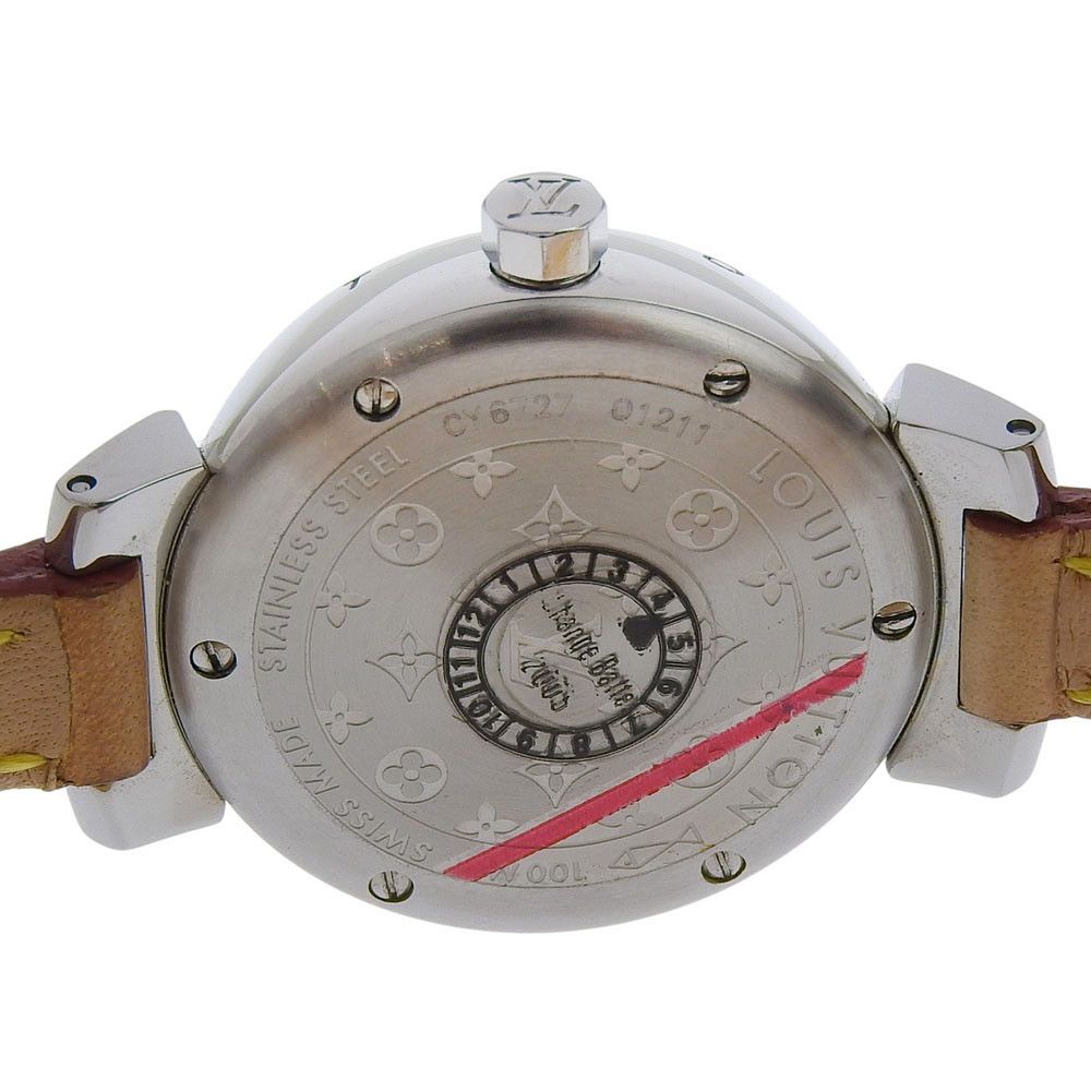 Louis Vuitton Louis Vuitton Louis Vuitton Tambour Stainless Steel Watch Metal Quartz Q1211 DUTY FREE for USA Size ONE SIZE - 5 Thumbnail