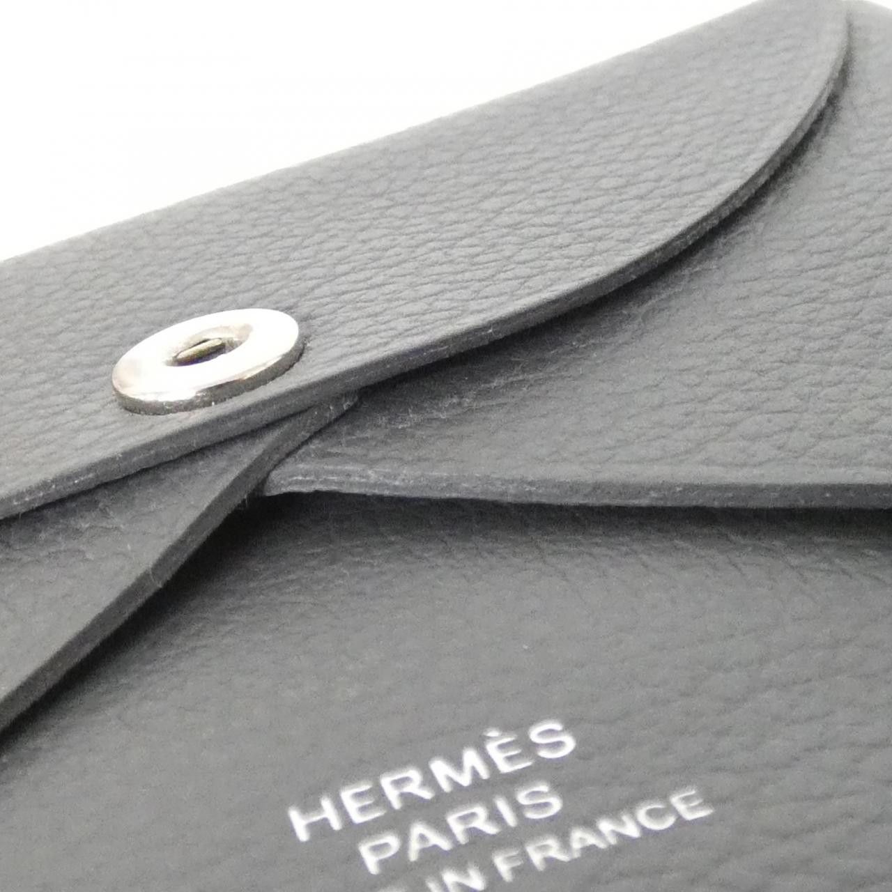 Hermes Hermes Hermes Calvi Duo Evercolor Coin Case Leather Coin Case DUTY FREE for USA Size ONE SIZE - 4 Thumbnail