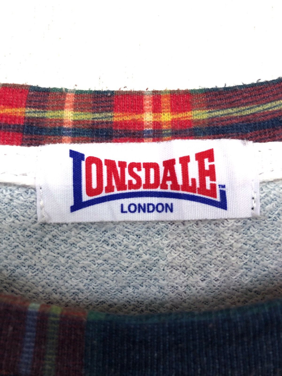 Lonsdale Lonsdale England Beautiful Checked Plaid Sweat Jumper Size US S / EU 44-46 / 1 - 4 Thumbnail