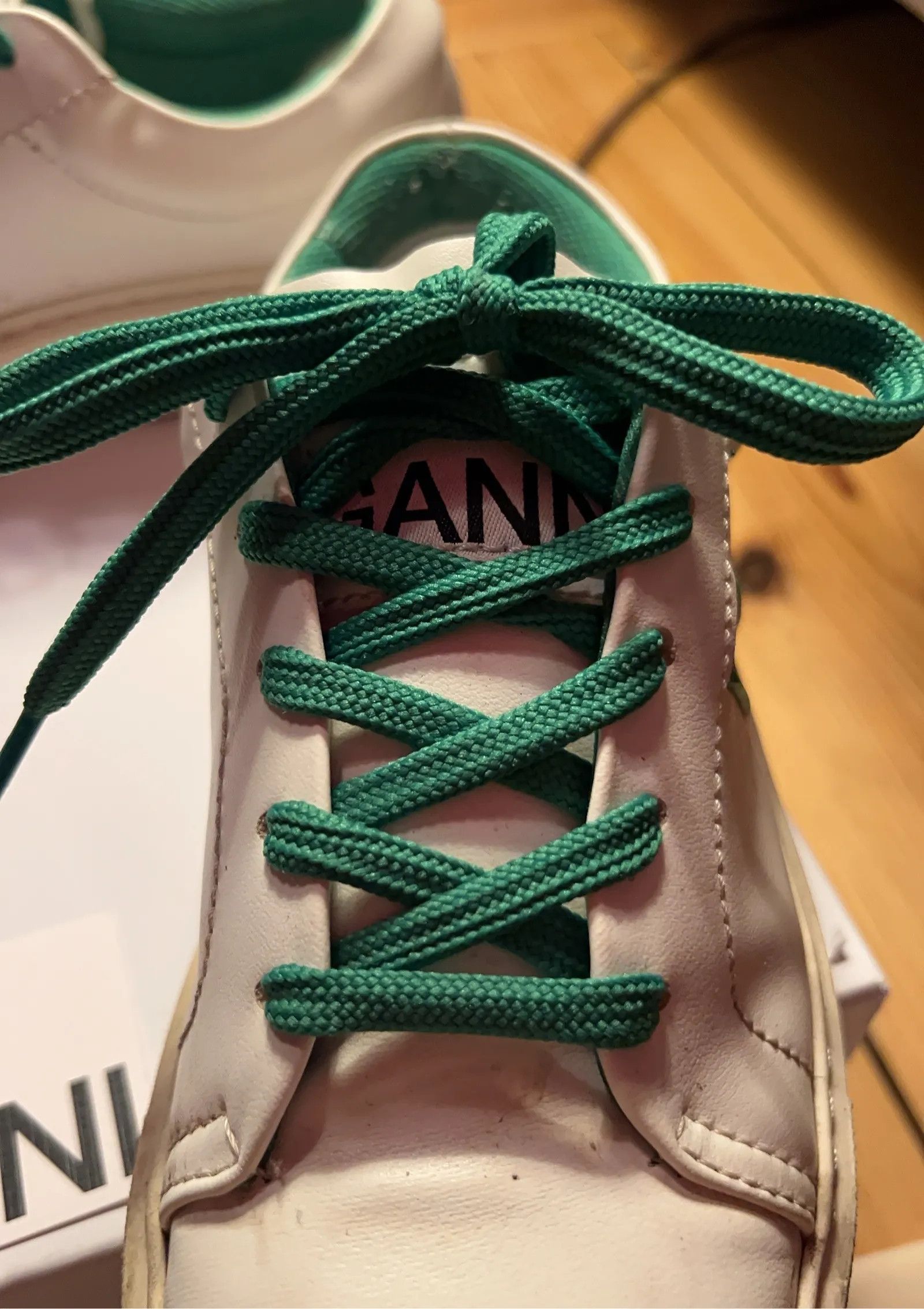 Ganni Ganni Kelly Green Sneakers Size US 6 / IT 36 - 8 Thumbnail