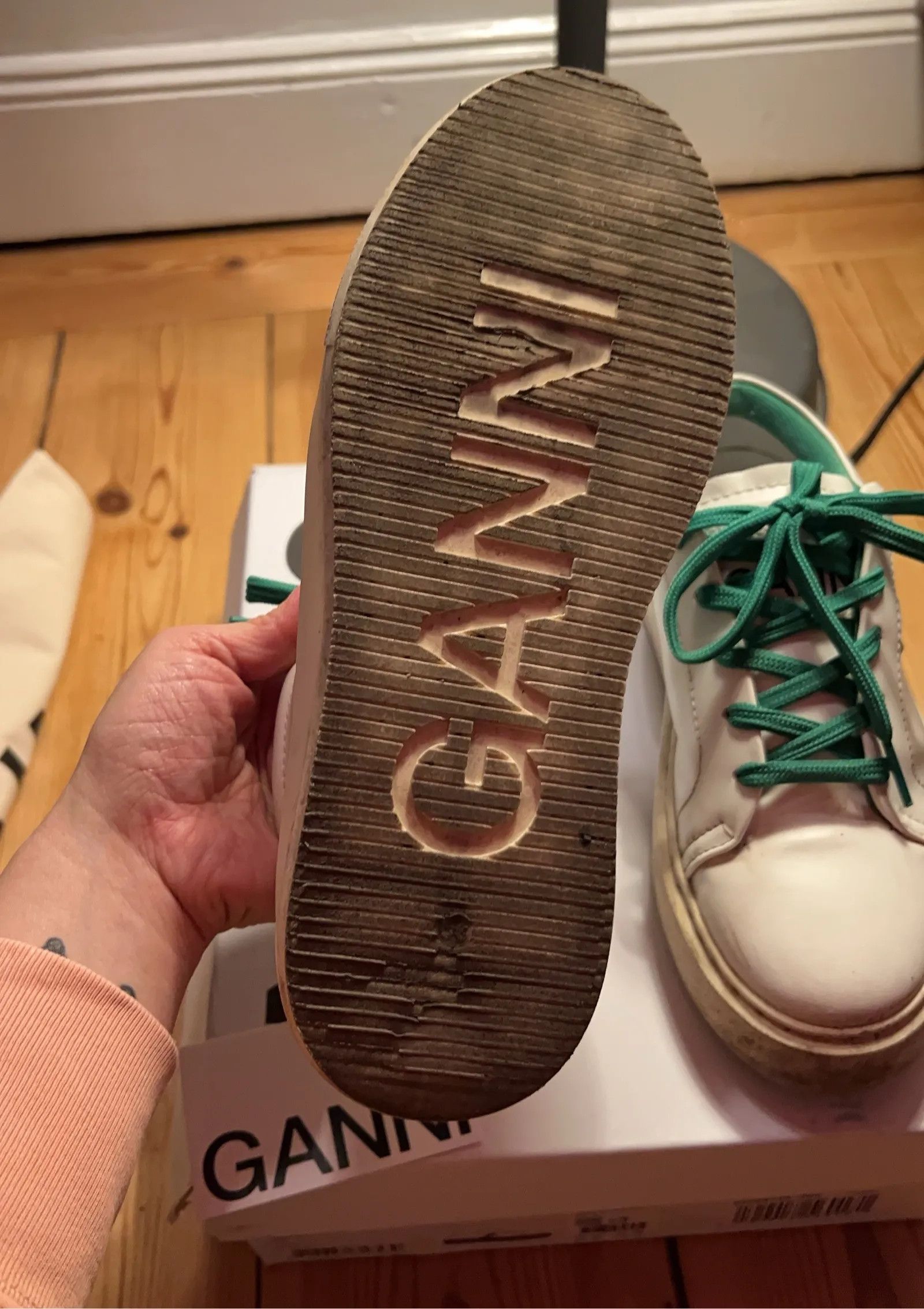 Ganni Ganni Kelly Green Sneakers Size US 6 / IT 36 - 4 Thumbnail