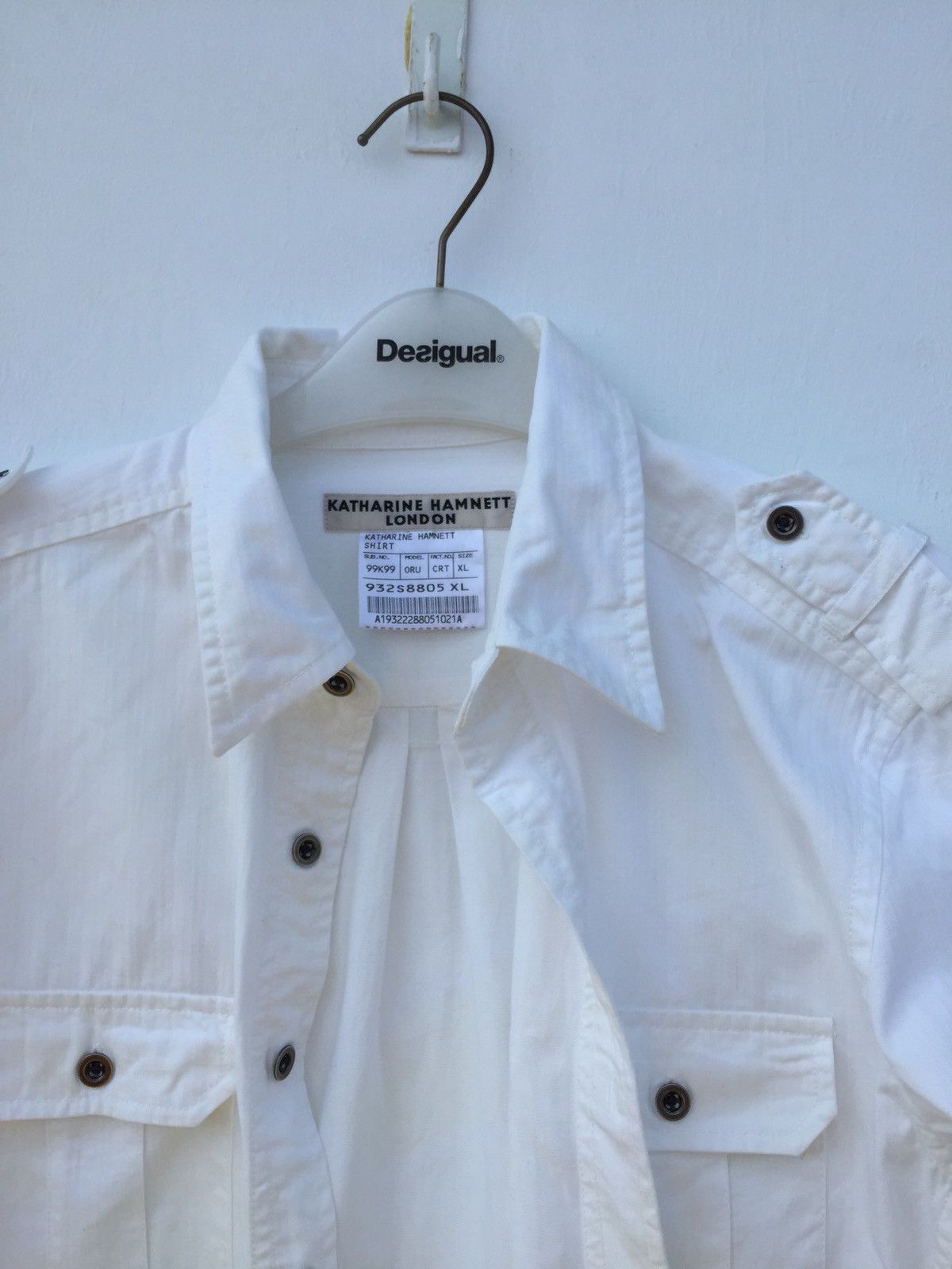 Katharine Hamnett London KATHERINE HAMNETT LONDON Utility Tactical Button Ups Shirt Size US XL / EU 56 / 4 - 5 Thumbnail