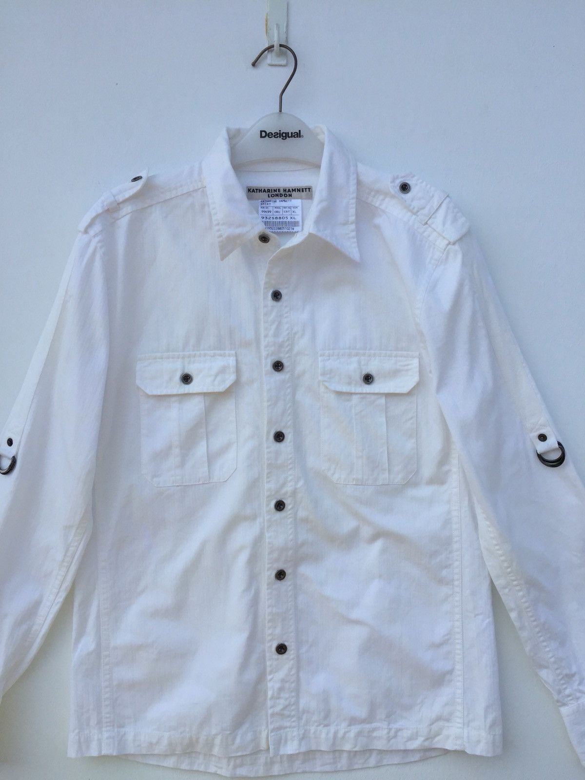 Katharine Hamnett London KATHERINE HAMNETT LONDON Utility Tactical Button Ups Shirt Size US XL / EU 56 / 4 - 2 Thumbnail