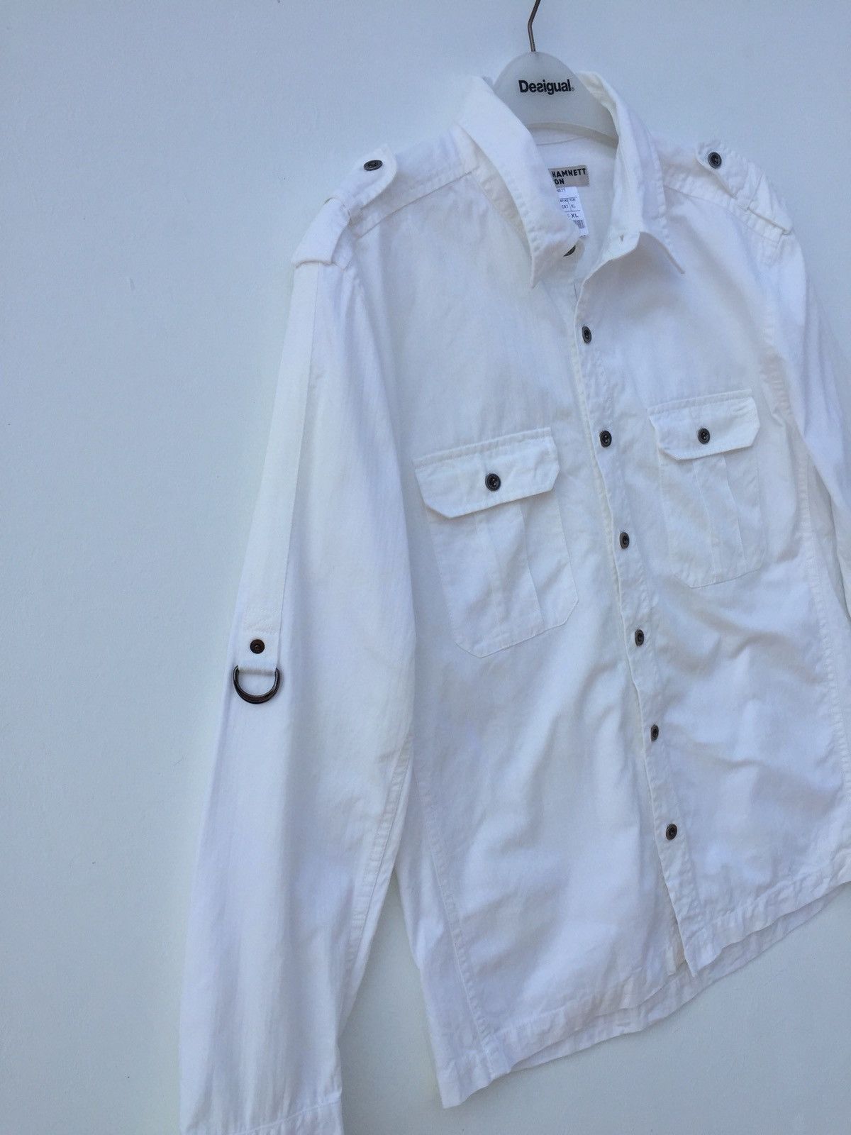 Katharine Hamnett London KATHERINE HAMNETT LONDON Utility Tactical Button Ups Shirt Size US XL / EU 56 / 4 - 3 Thumbnail
