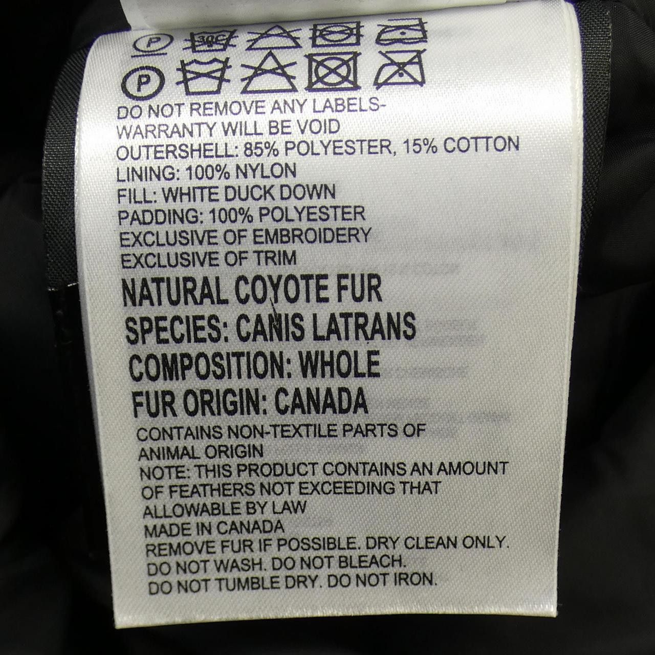 Other Other Canada Goose Jasper Coyote Down Jacket Natural Material Outerwear 3438JM DUTY FREE for USA Size ONE SIZE - 3 Thumbnail
