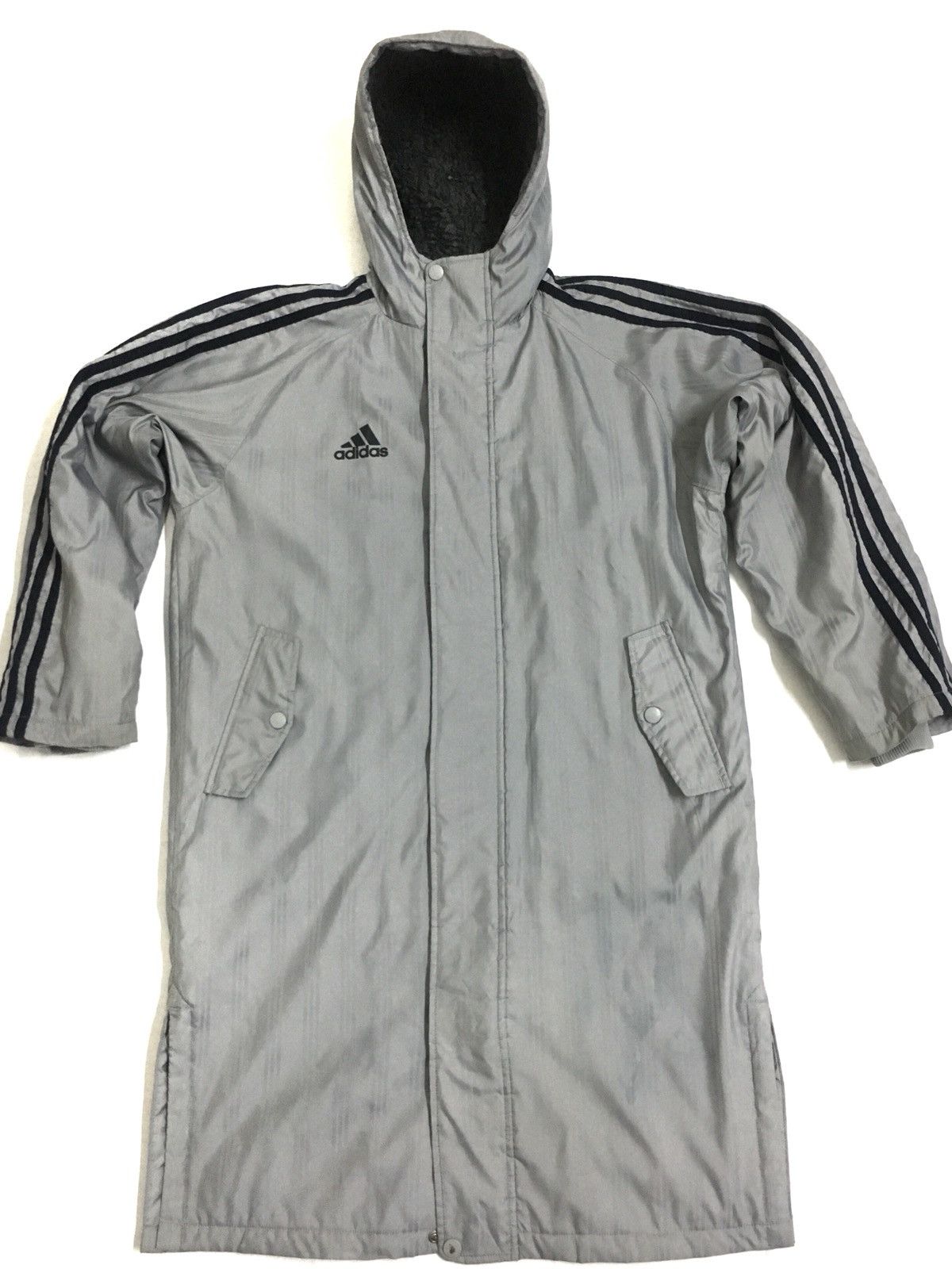Hooded Long Jacket Sherpa Adidas