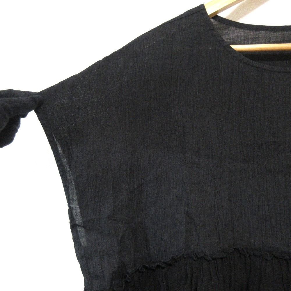 Other Other nest Robe Ramie Yoryu×Linen Gauze Sleeveless Blouse Natural Material Tops DUTY FREE for USA Size ONE SIZE - 5 Thumbnail