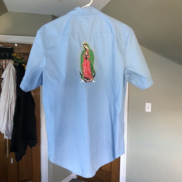 Supreme Blue Supreme Virgin Mary Shirt | Grailed