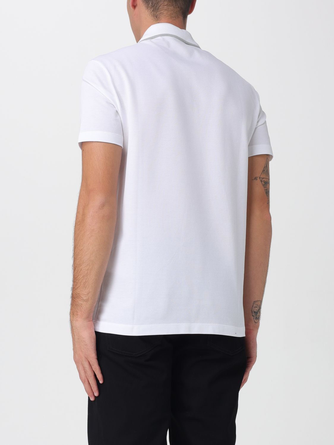 Versace Versace Polo Shirt Men White Size US XL / EU 56 / 4 - 3 Thumbnail