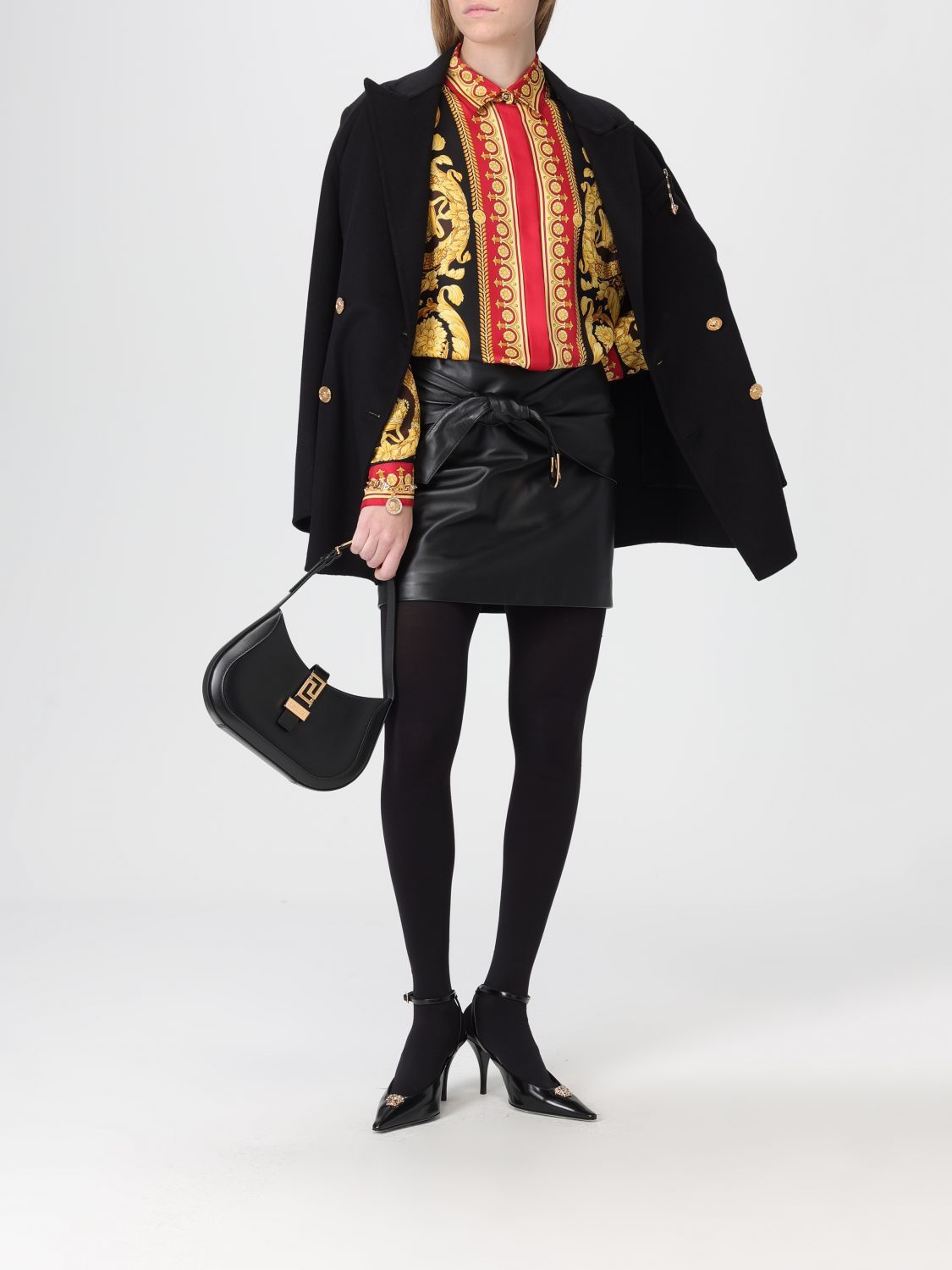 Versace Versace Skirt Woman Black Size 27" / US 4 / IT 40 - 2 Thumbnail