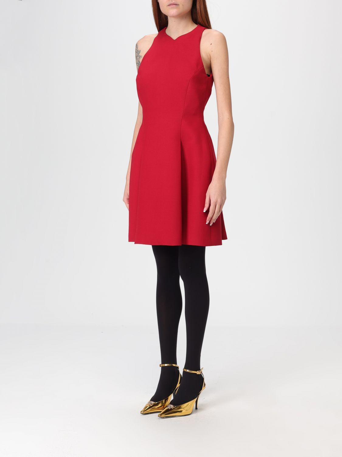 Versace Versace Dress Woman Burgundy Size S / US 4 / IT 40 - 4 Thumbnail