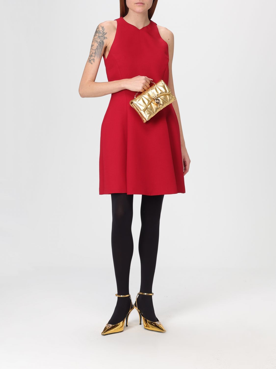 Versace Versace Dress Woman Burgundy Size M / US 6-8 / IT 42-44 - 2 Thumbnail