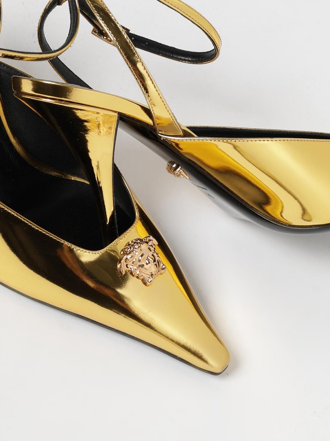 Versace Versace Pump Woman Gold Size US 7 / IT 37 - 4 Thumbnail