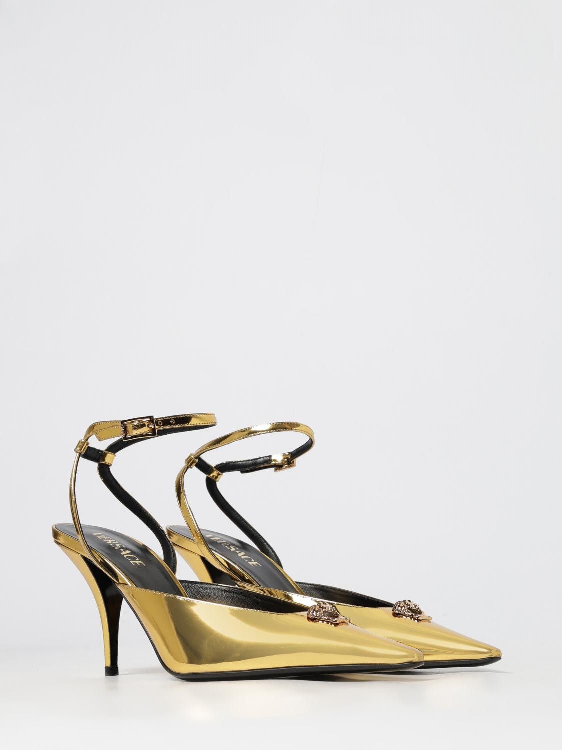 Versace Versace Pump Woman Gold Size US 8 / IT 38 - 2 Thumbnail