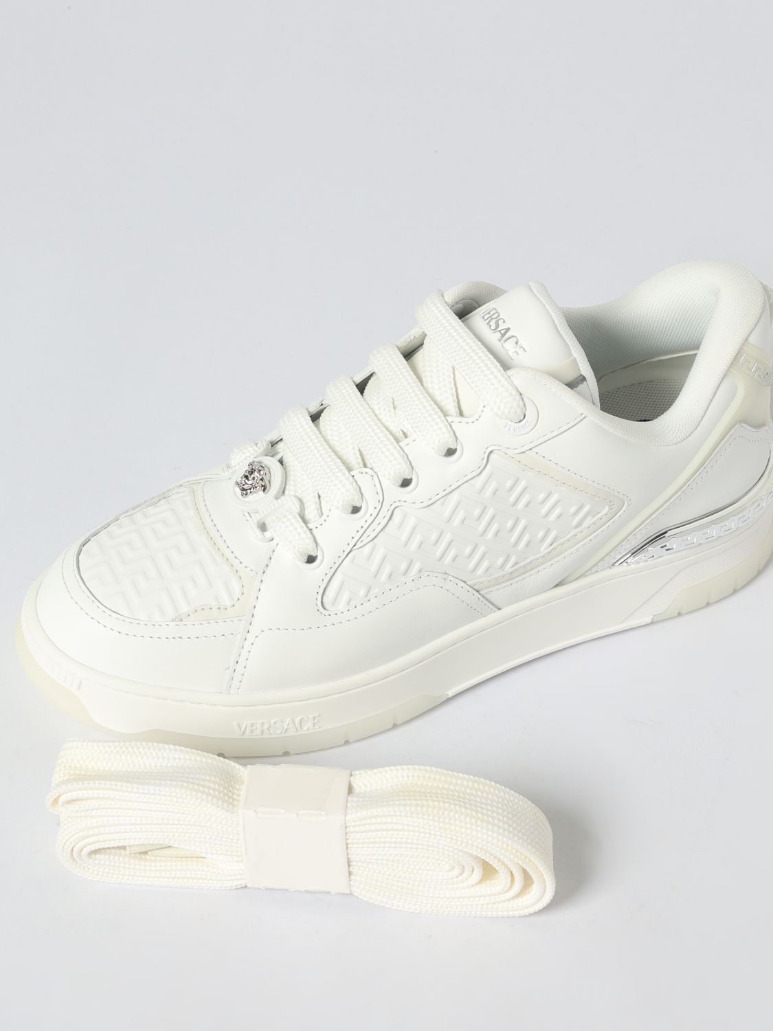 Versace Versace Sneakers Men White Size US 10 / EU 43 - 4 Thumbnail