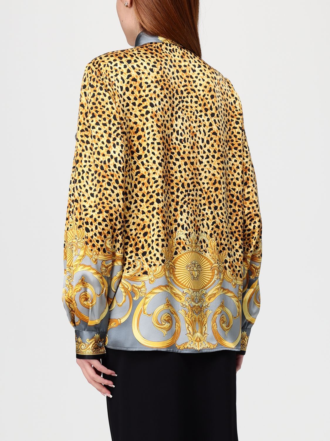 Versace Versace Shirt Woman Grey Size M / US 6-8 / IT 42-44 - 3 Thumbnail