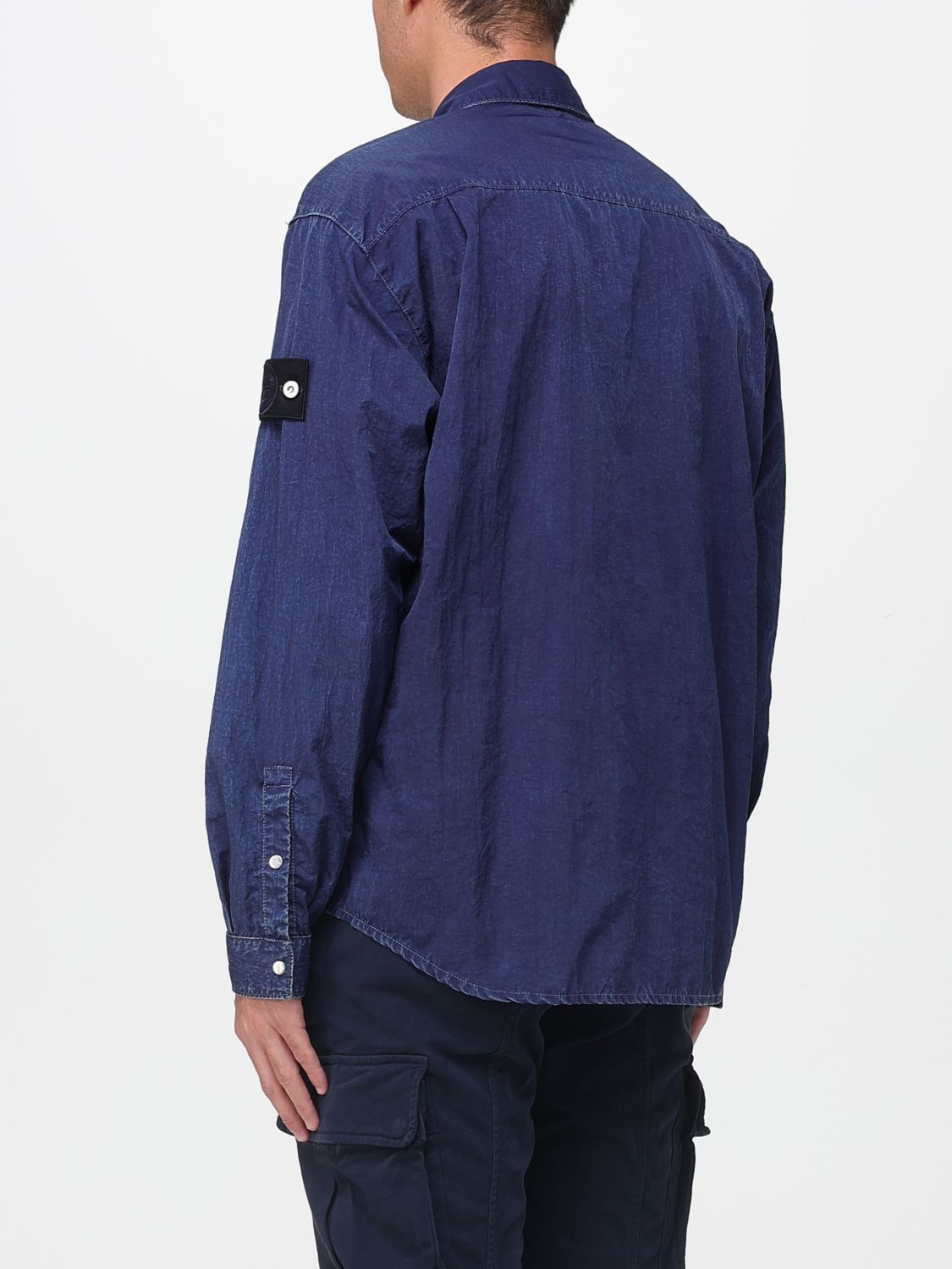 Stone Island Jacket Men Denim