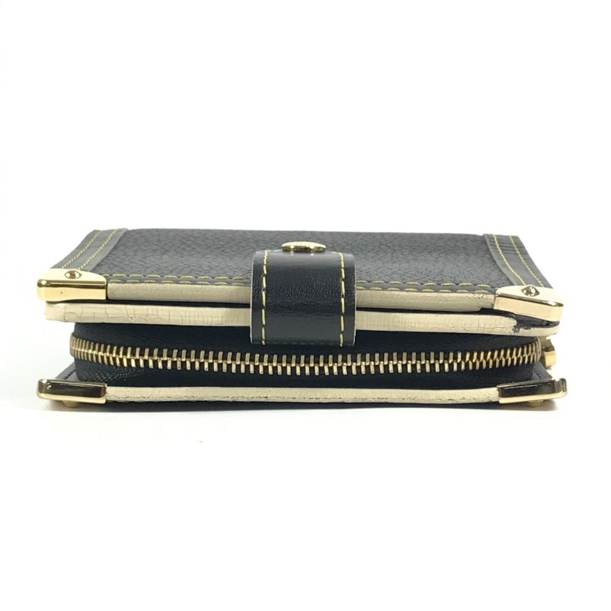 Louis Vuitton LOUIS VUITTON M91828 Suhali Compact Zip Bifold Wallet in Leather, Noir and Black, for Men Women Size ONE SIZE - 4 Thumbnail
