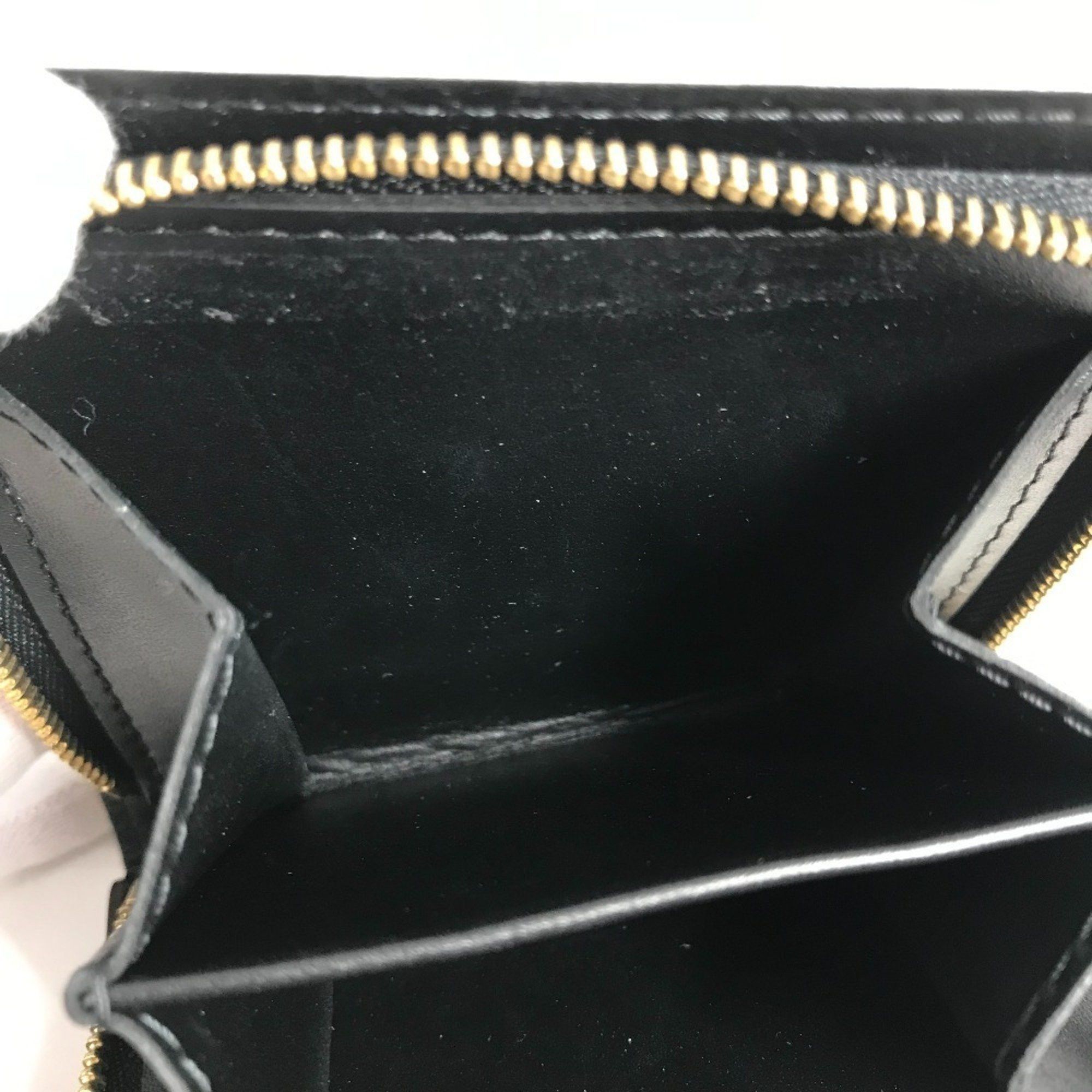 Louis Vuitton LOUIS VUITTON M91828 Suhali Compact Zip Bifold Wallet in Leather, Noir and Black, for Men Women Size ONE SIZE - 14 Thumbnail