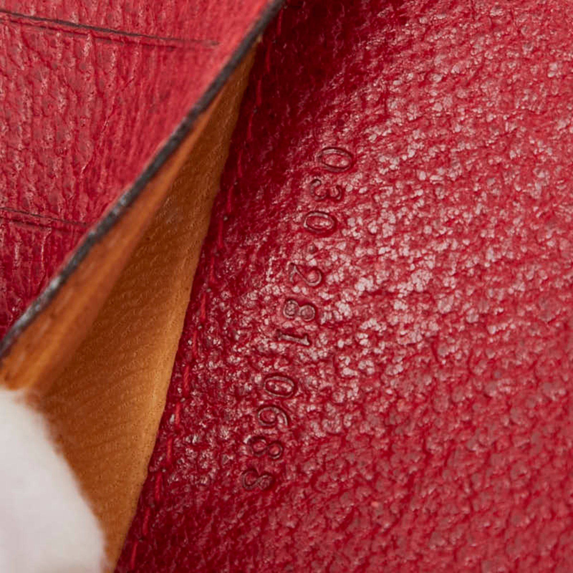 Gucci Gucci Crossbody Shoulder Wallet 030 281 0688 Red Leather Women's GUCCI Size ONE SIZE - 11 Thumbnail