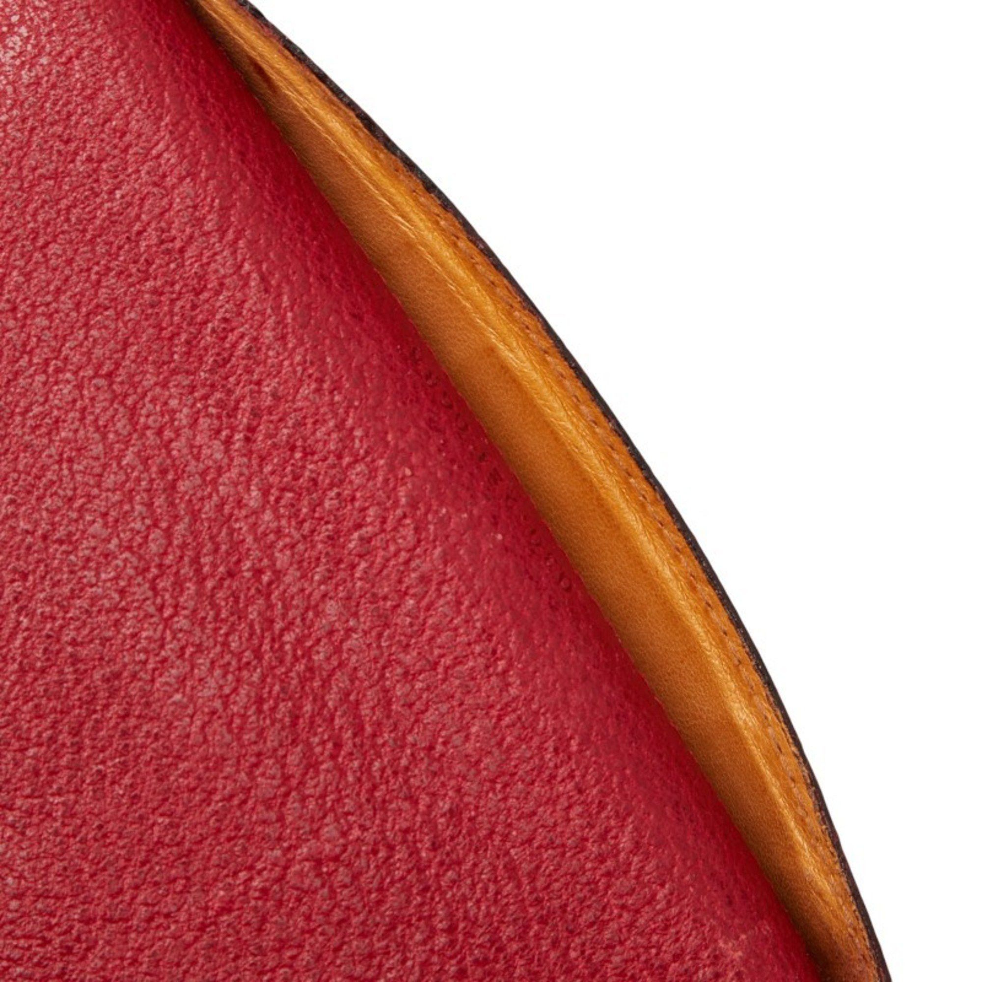 Gucci Gucci Crossbody Shoulder Wallet 030 281 0688 Red Leather Women's GUCCI Size ONE SIZE - 7 Thumbnail