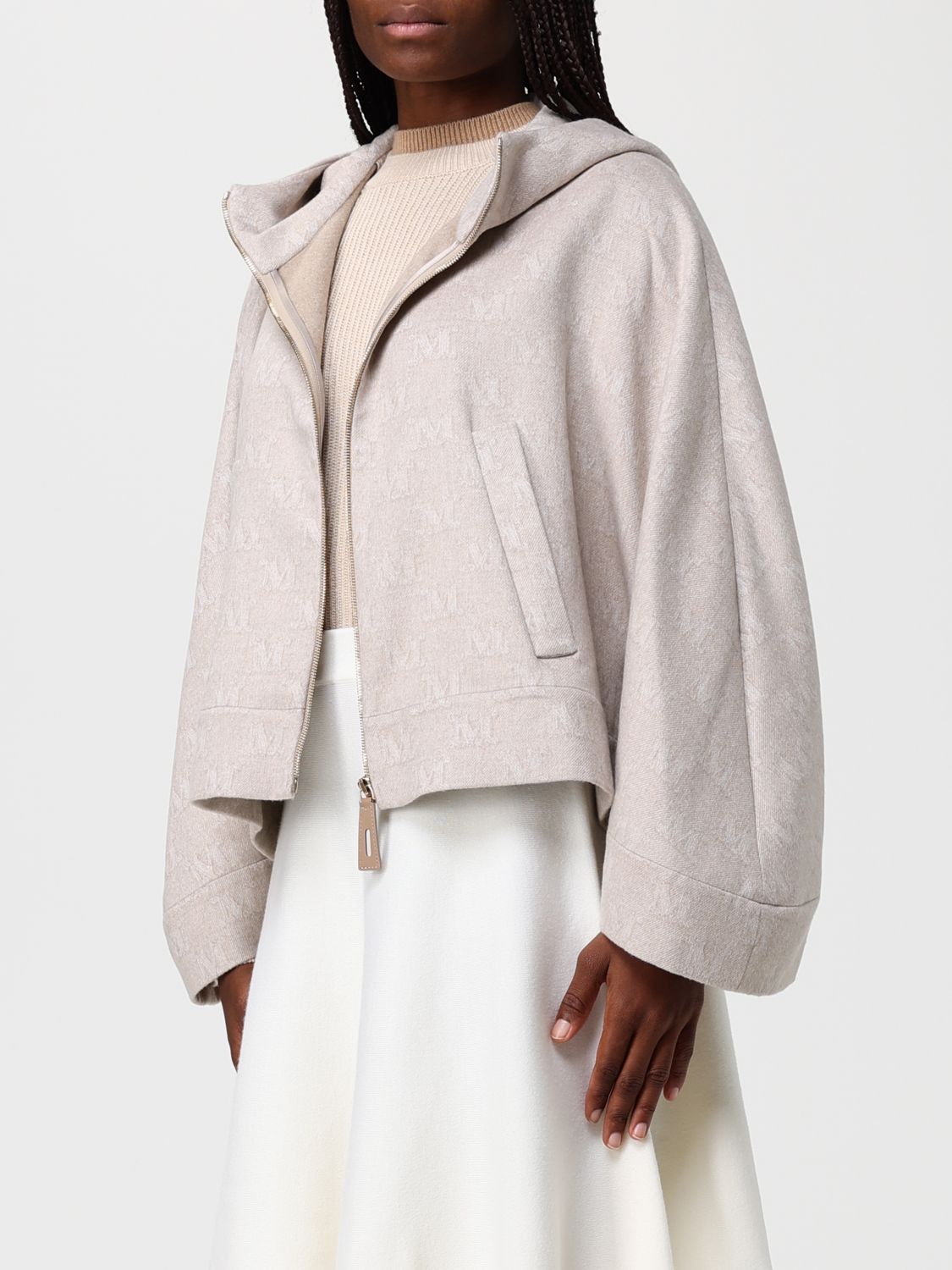Max Mara Max Mara Jacket Woman White Size M / US 6-8 / IT 42-44 - 4 Thumbnail