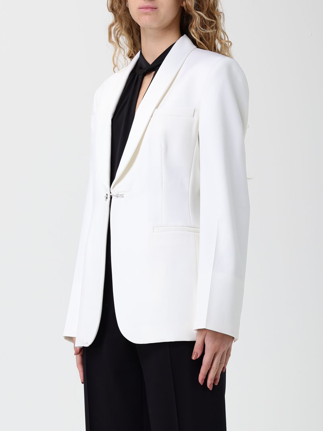 Max Mara Max Mara Jacket Woman White Size M / US 6-8 / IT 42-44 - 4 Thumbnail