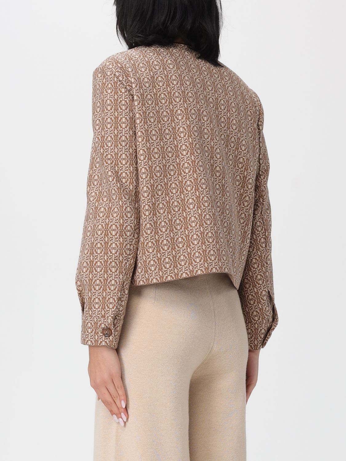 Max Mara Max Mara Jacket Woman Camel Size S / US 4 / IT 40 - 3 Thumbnail