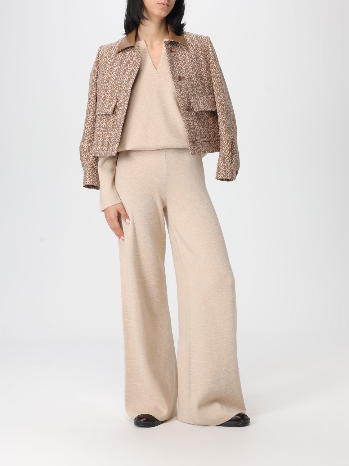 Max Mara Max Mara Jacket Woman Camel Size M / US 6-8 / IT 42-44 - 2 Thumbnail