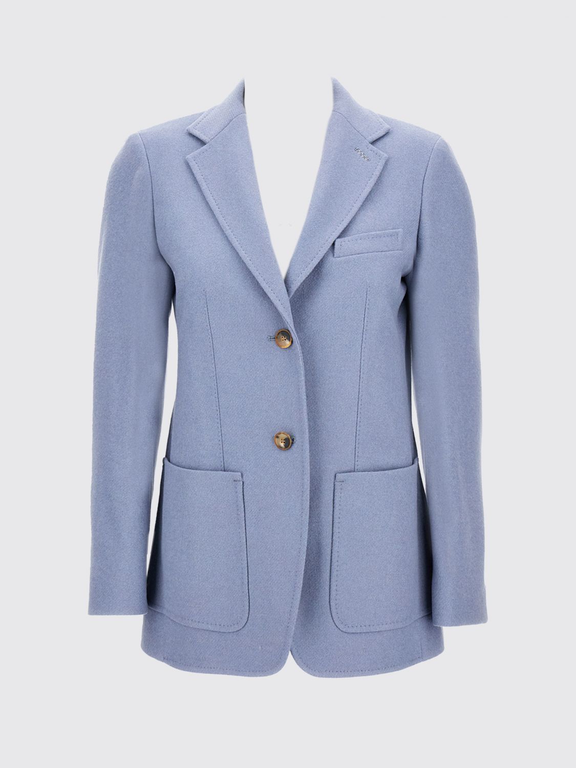 Max Mara Max Mara Jacket Woman Gnawed Blue Size M / US 6-8 / IT 42-44 - 2 Thumbnail
