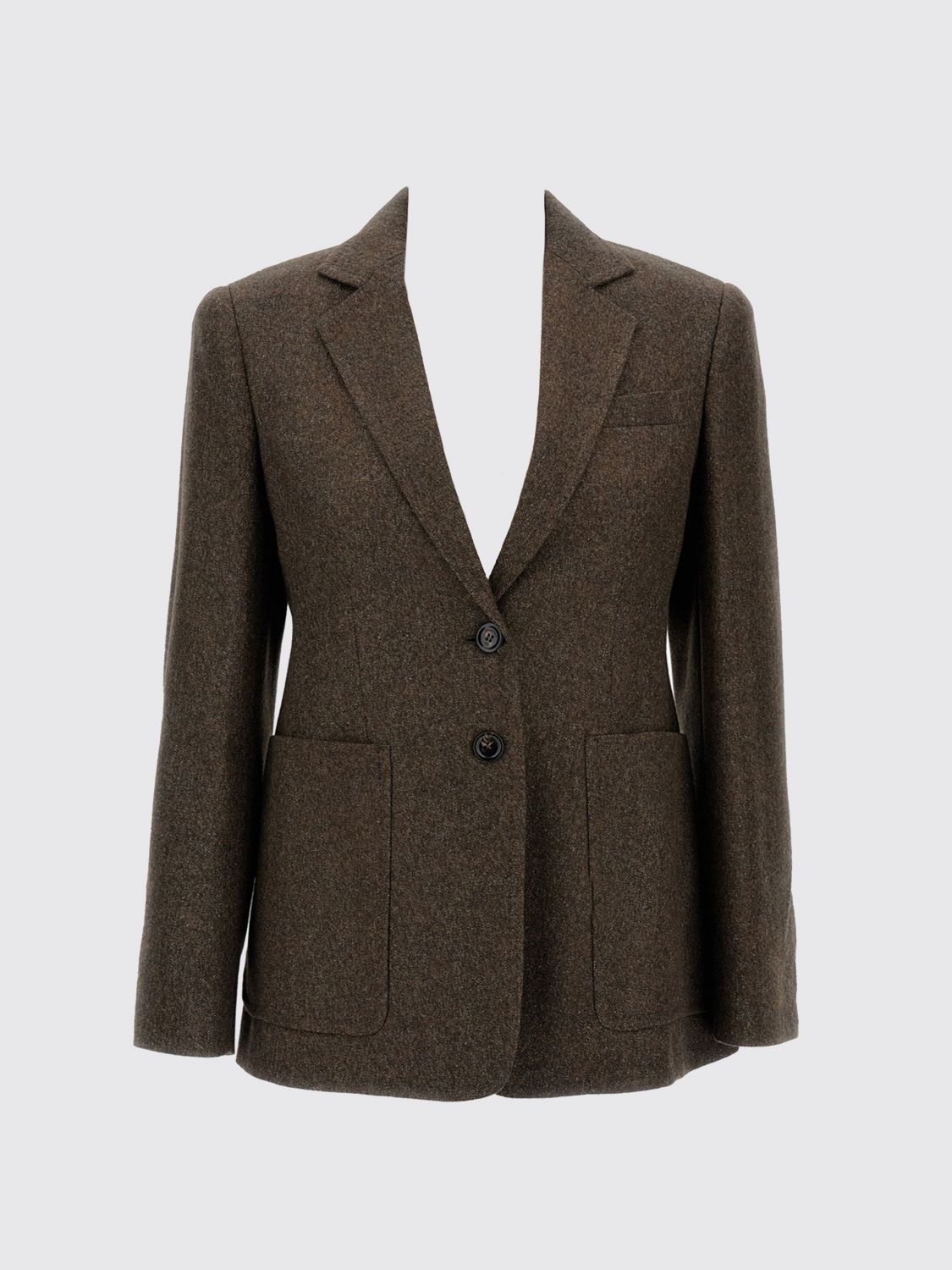 Max Mara Max Mara Jacket Woman Brown Size M / US 6-8 / IT 42-44 - 2 Thumbnail