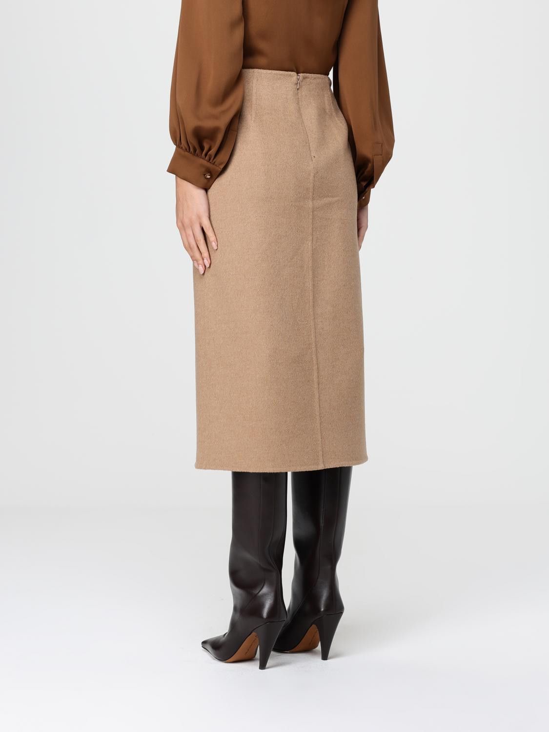 Max Mara Max Mara Skirt Woman Camel Size 30" / US 8 / IT 44 - 3 Thumbnail