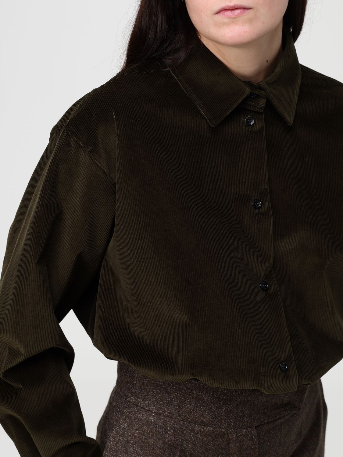 Max Mara Max Mara Shirt Woman Green Size M / US 6-8 / IT 42-44 - 4 Thumbnail
