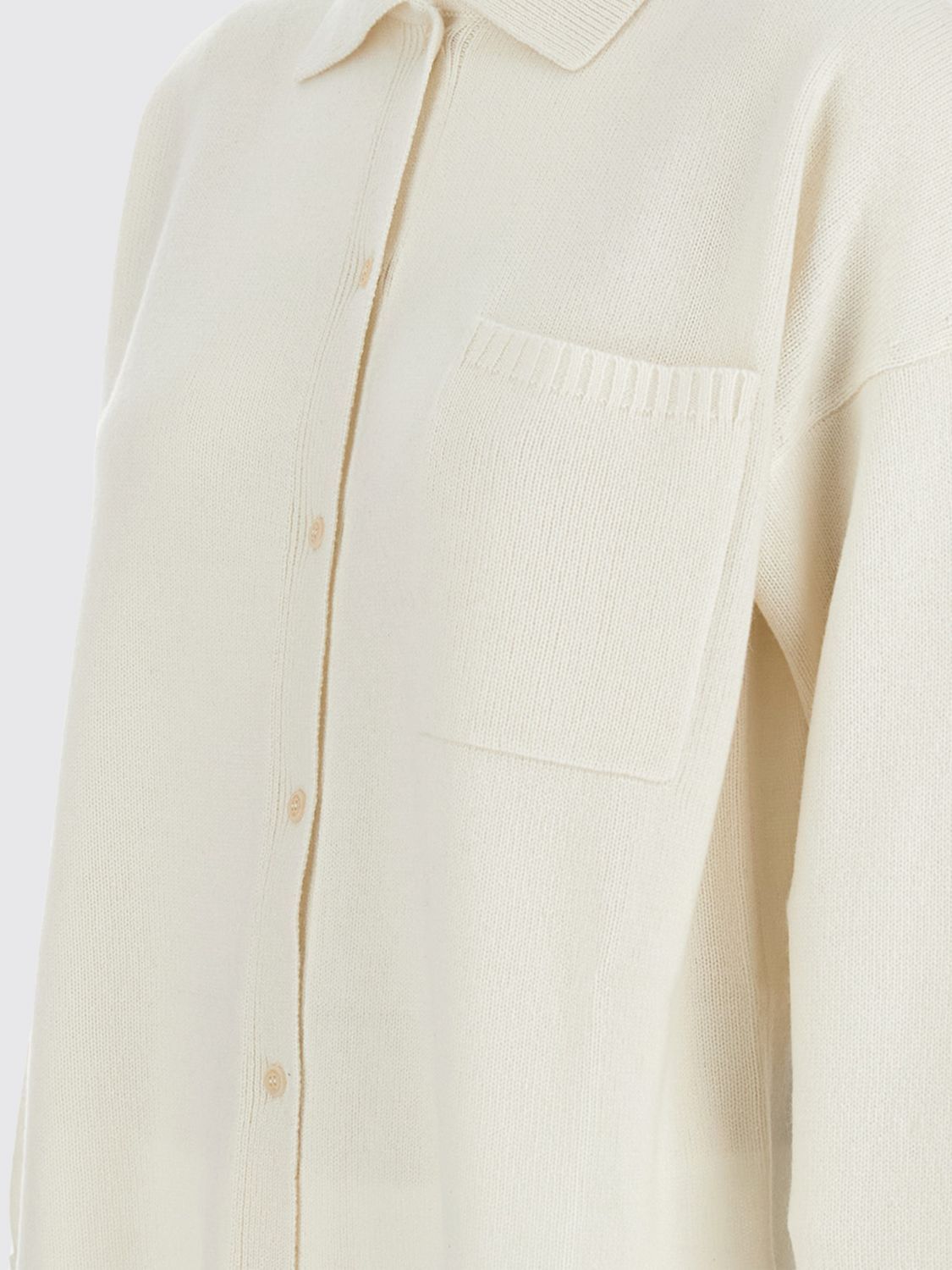 Max Mara Max Mara Polo Shirt Woman White Size M / US 6-8 / IT 42-44 - 4 Thumbnail