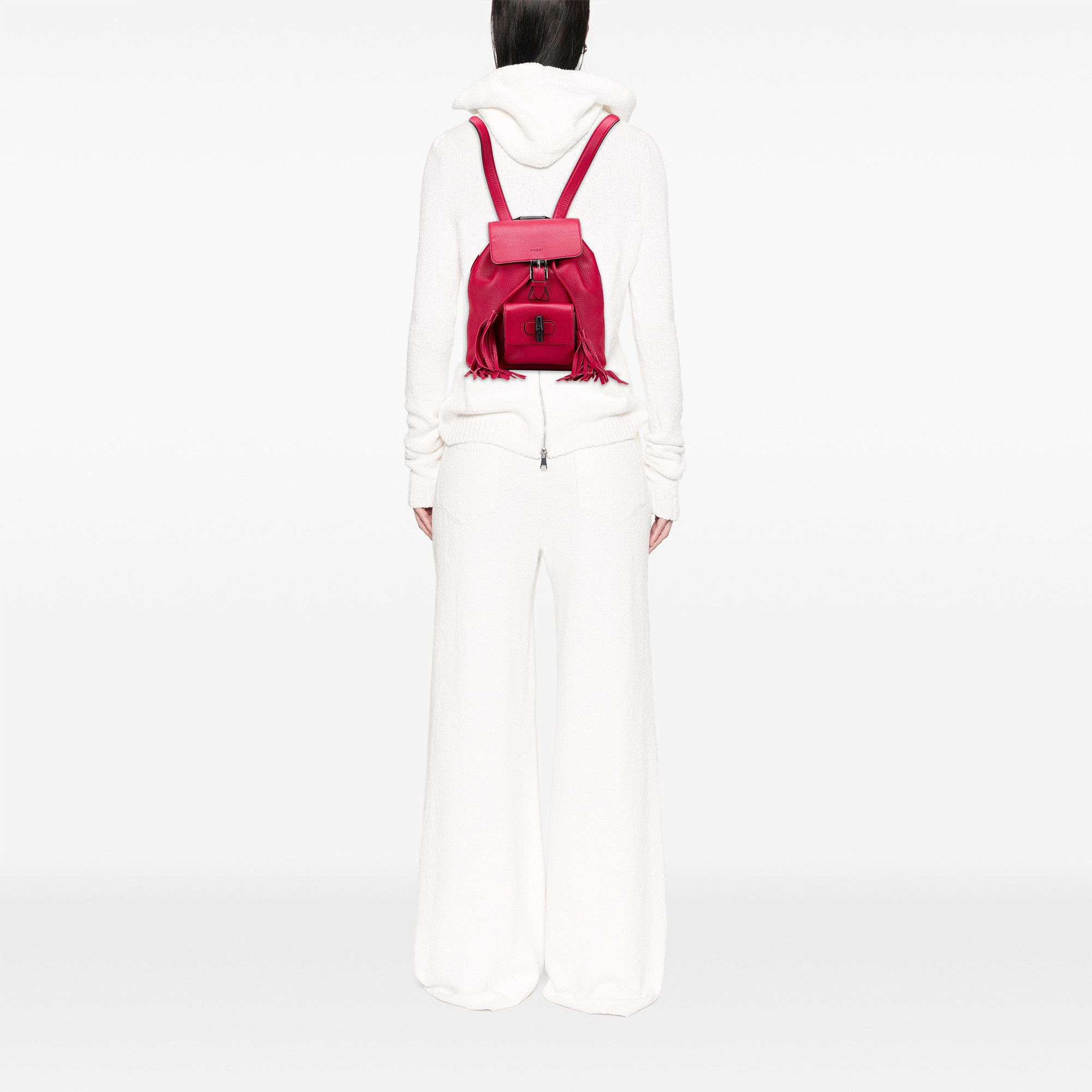 Gucci Gucci Leather Bamboo Daily Backpack Size ONE SIZE - 11 Thumbnail