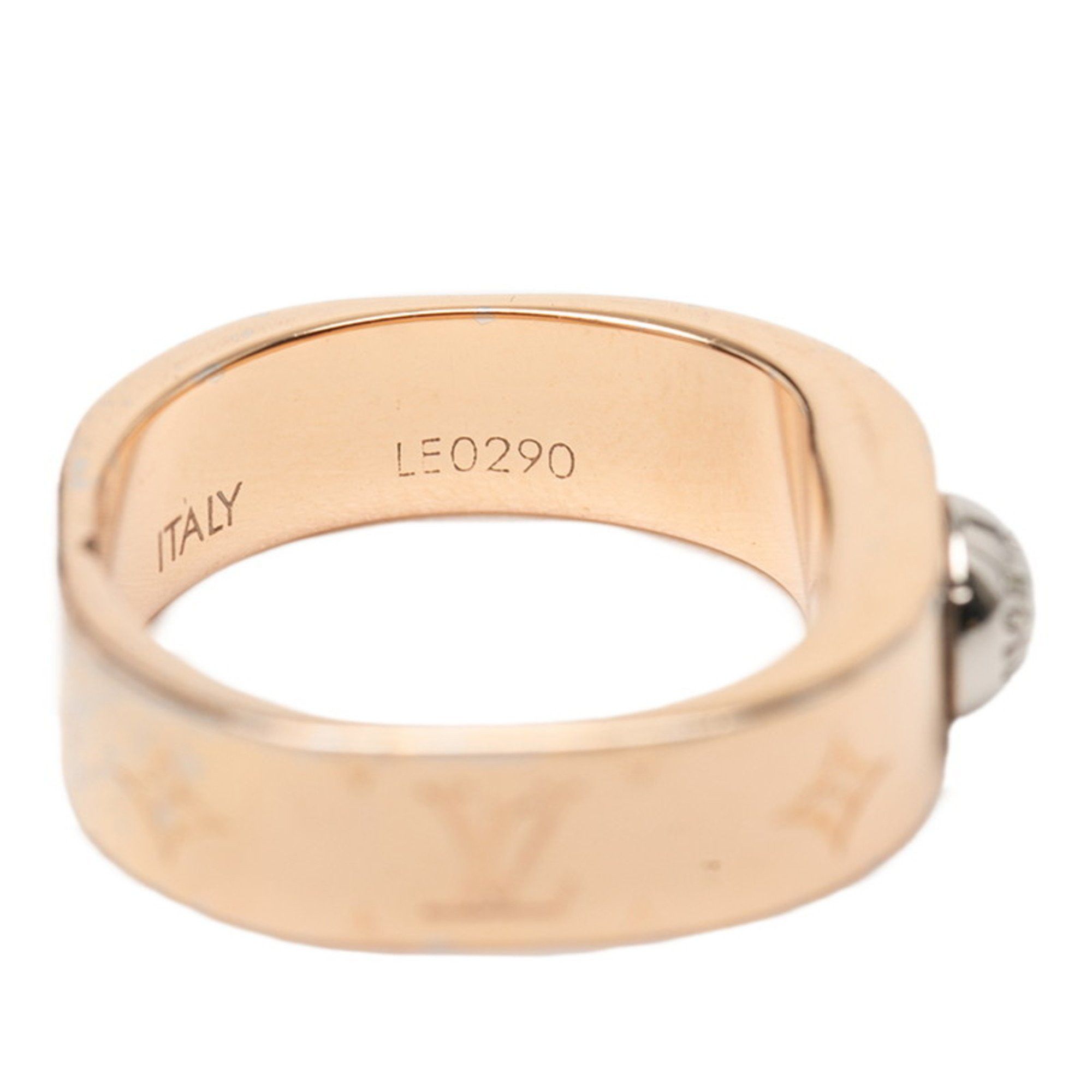Louis Vuitton Louis Vuitton Berg Nanogram Ring #M MO0214 Pink Gold Plated Women's LOUIS VUITTON Size ONE SIZE - 5 Thumbnail