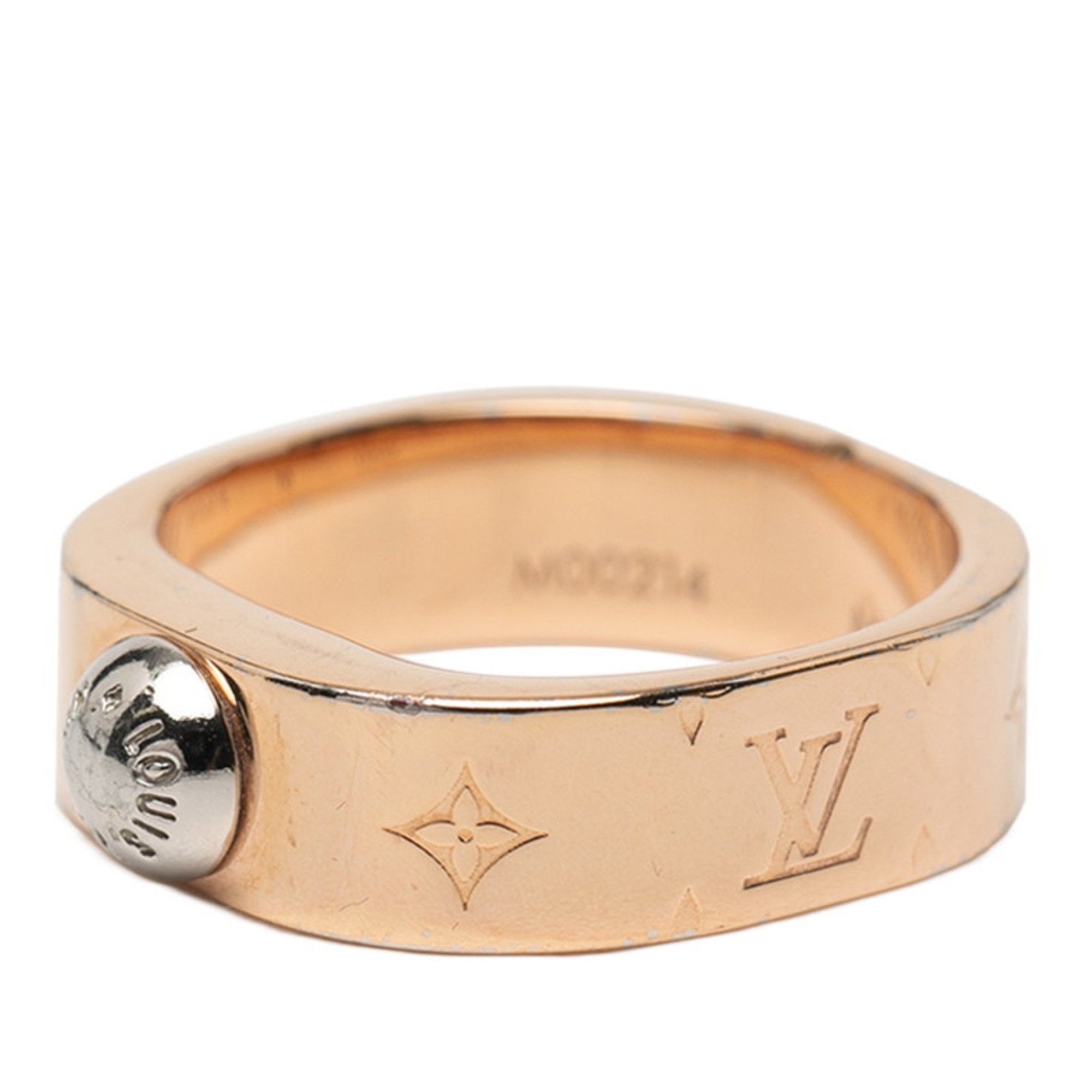 Louis Vuitton Louis Vuitton Berg Nanogram Ring #M MO0214 Pink Gold Plated Women's LOUIS VUITTON Size ONE SIZE - 2 Thumbnail