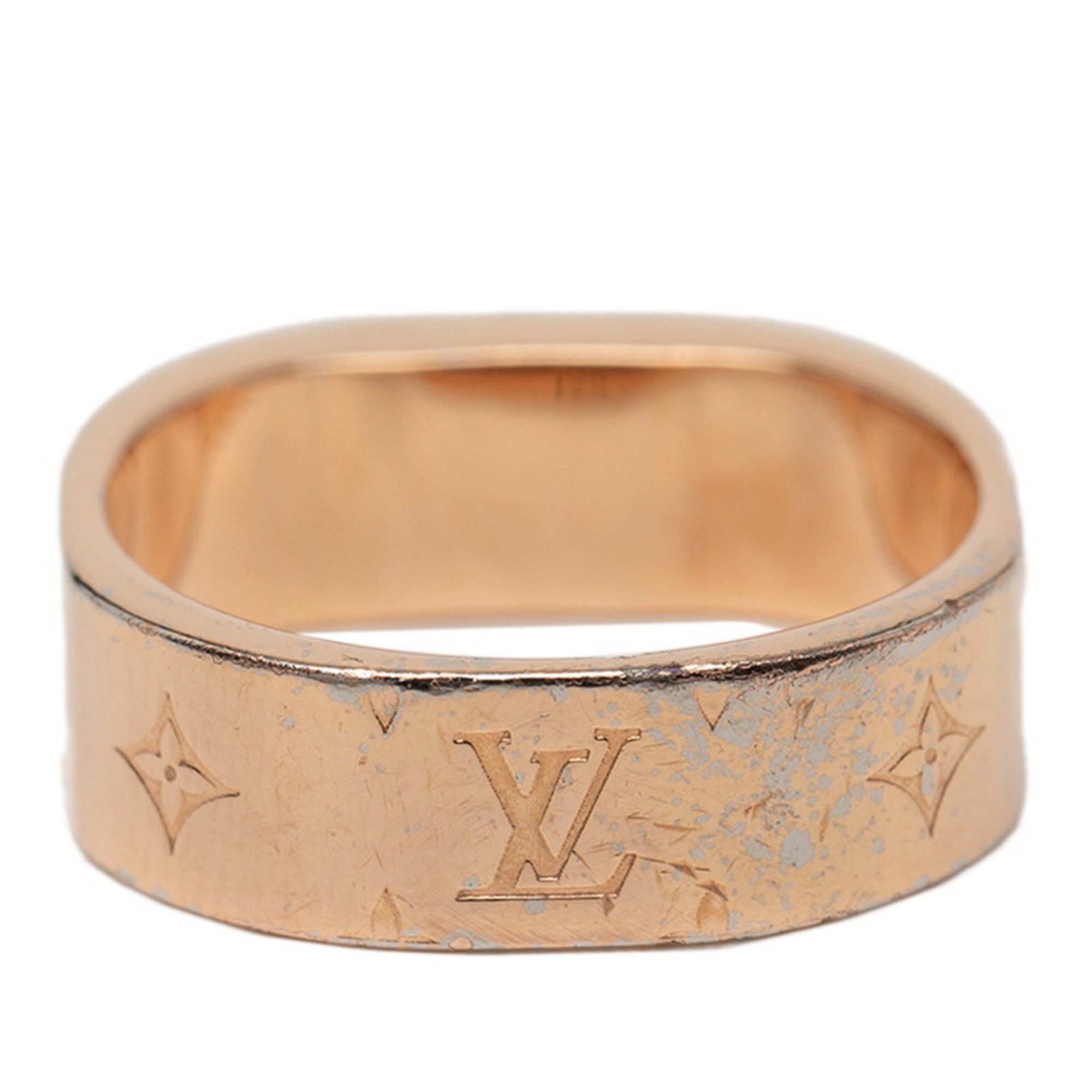Louis Vuitton Louis Vuitton Berg Nanogram Ring #M MO0214 Pink Gold Plated Women's LOUIS VUITTON Size ONE SIZE - 3 Thumbnail